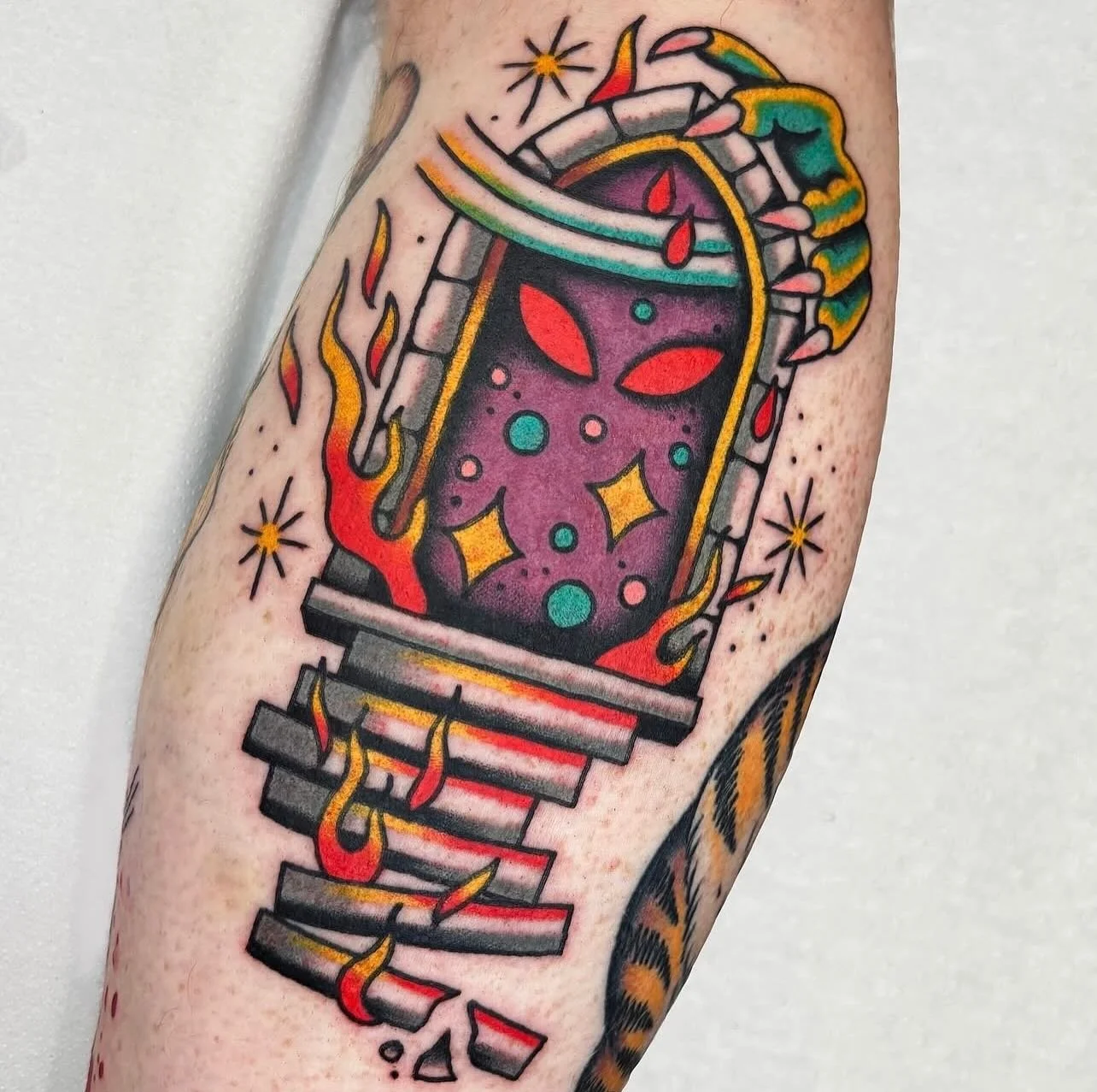 A rad one by @joshbtattoo 🪄

#tradtattoo #bristoltradtattoos #magicaltattoo #vortextattoo