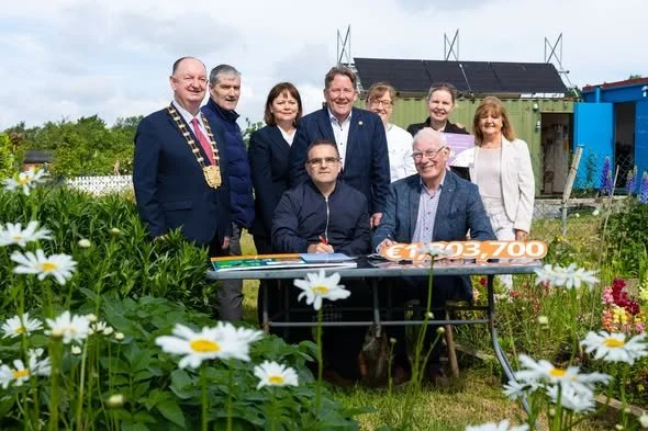 Turvey Allotments Welcomes Community Leaders to Celebrate New Funding