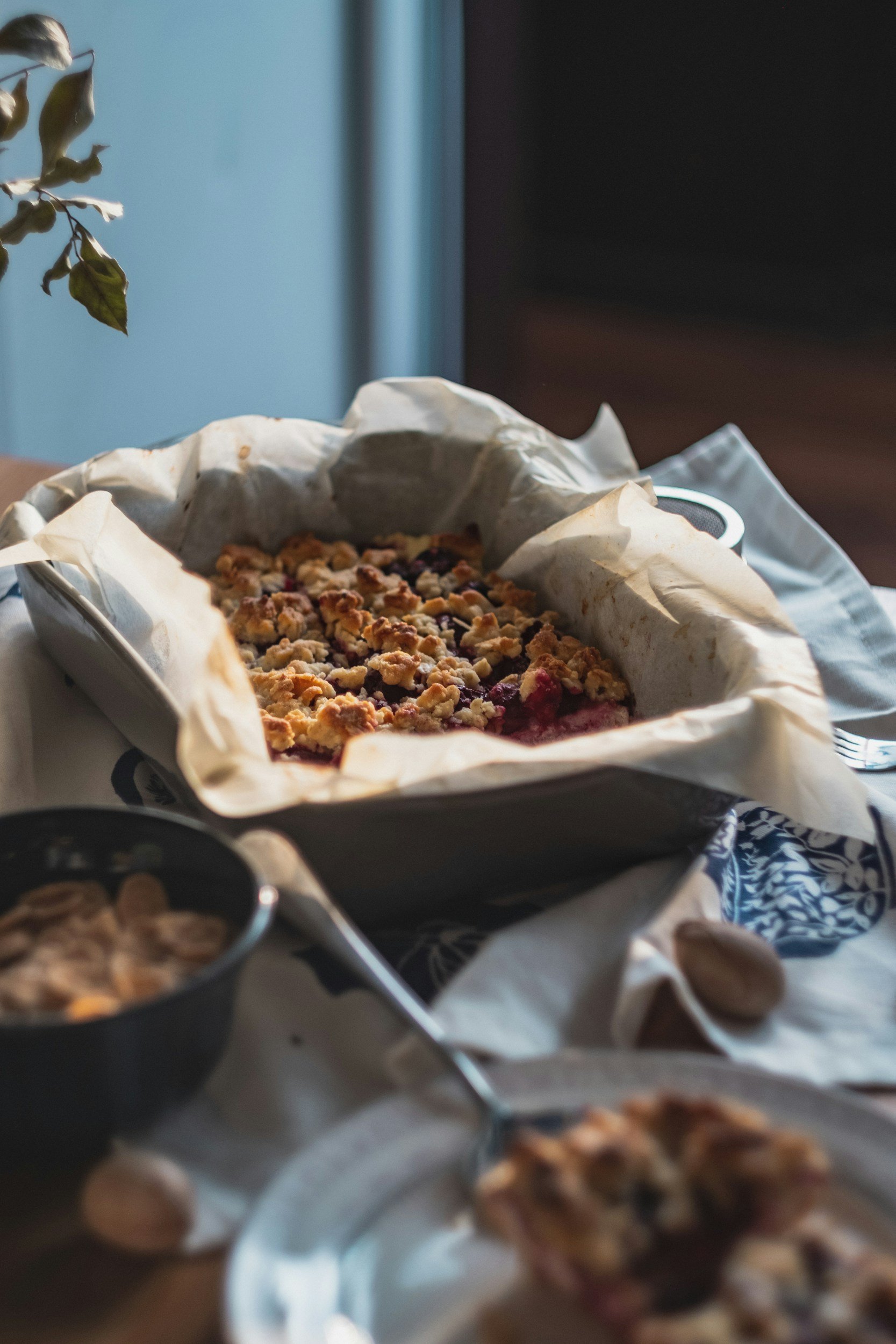 Rhubarb &amp; Ginger Crumble
