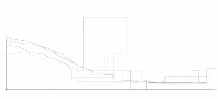 Site Sections overlayed