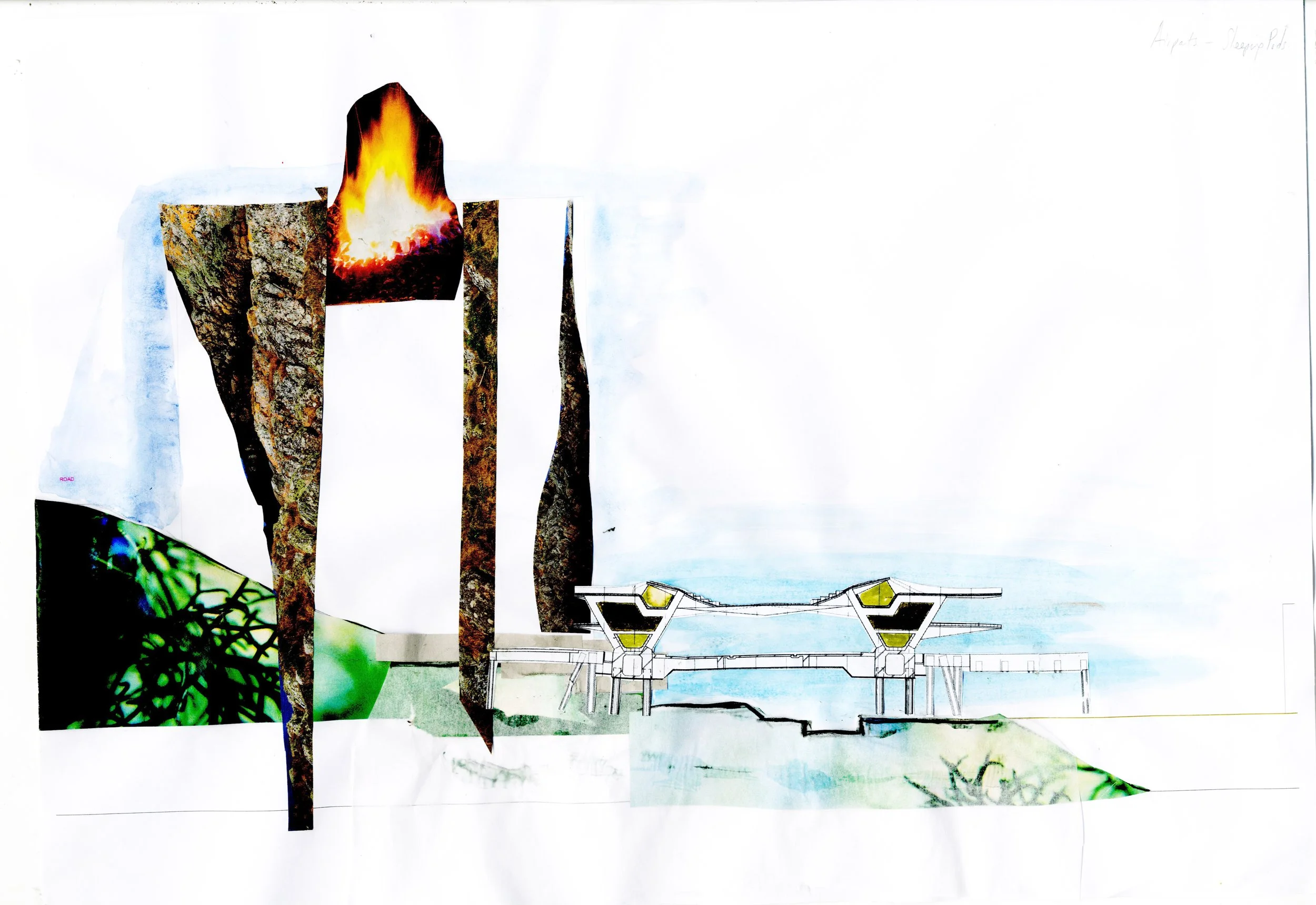 exploring site through collage