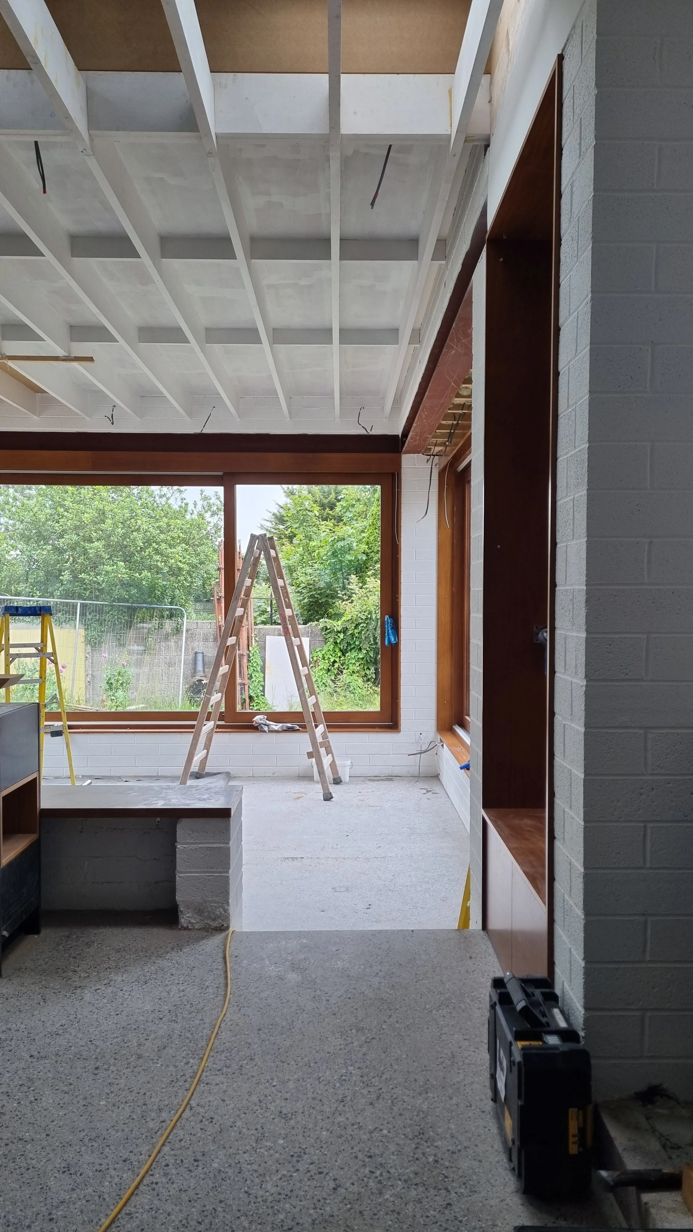 Site visit during construction