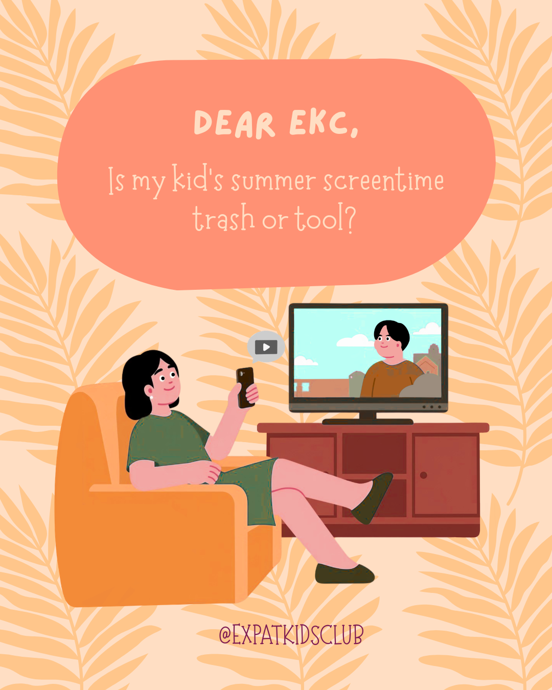 Dear EKC: Is My Kid’s Summer Screentime Trash or Tool?