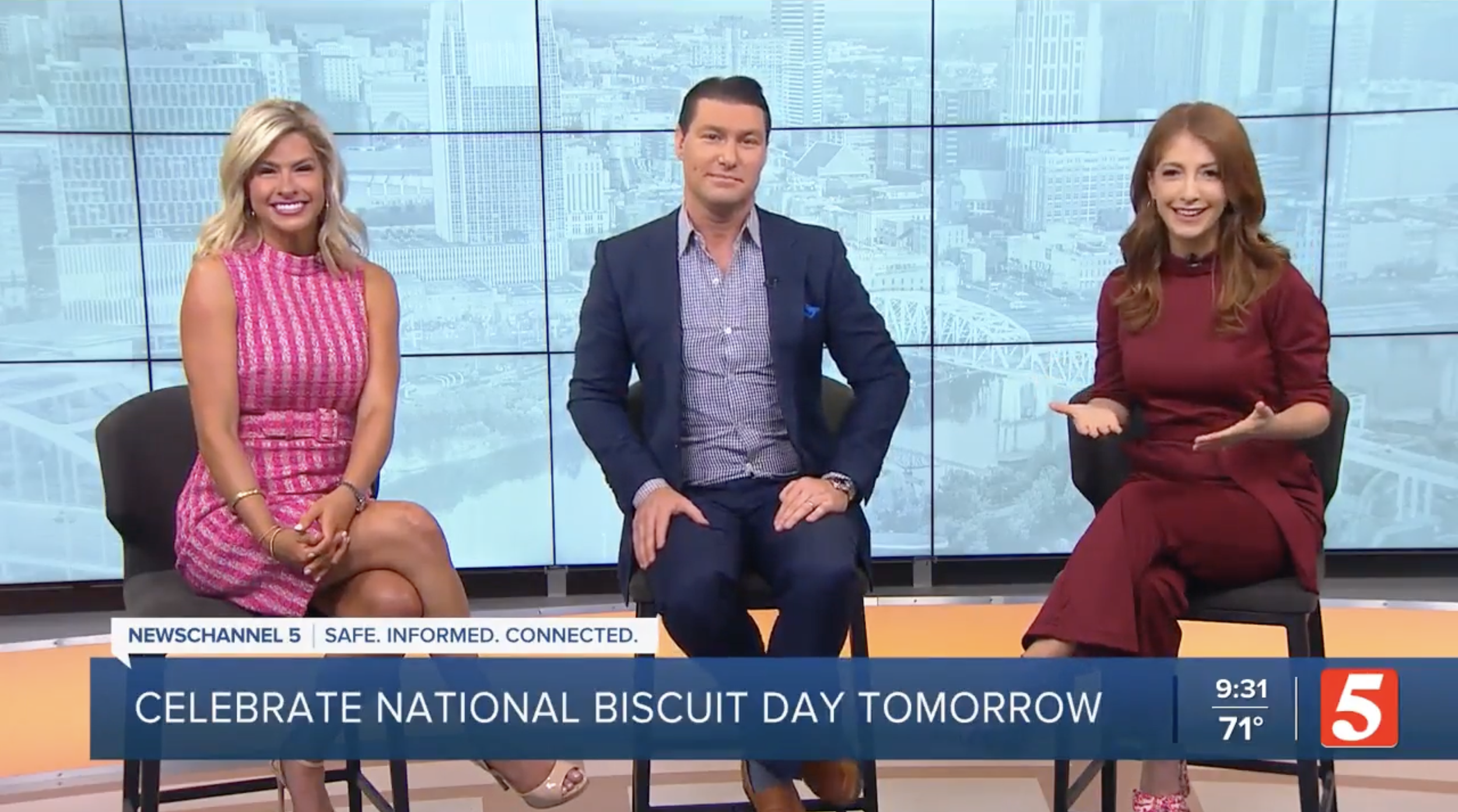CBS News Channel 5 — National Biscuit Day promo