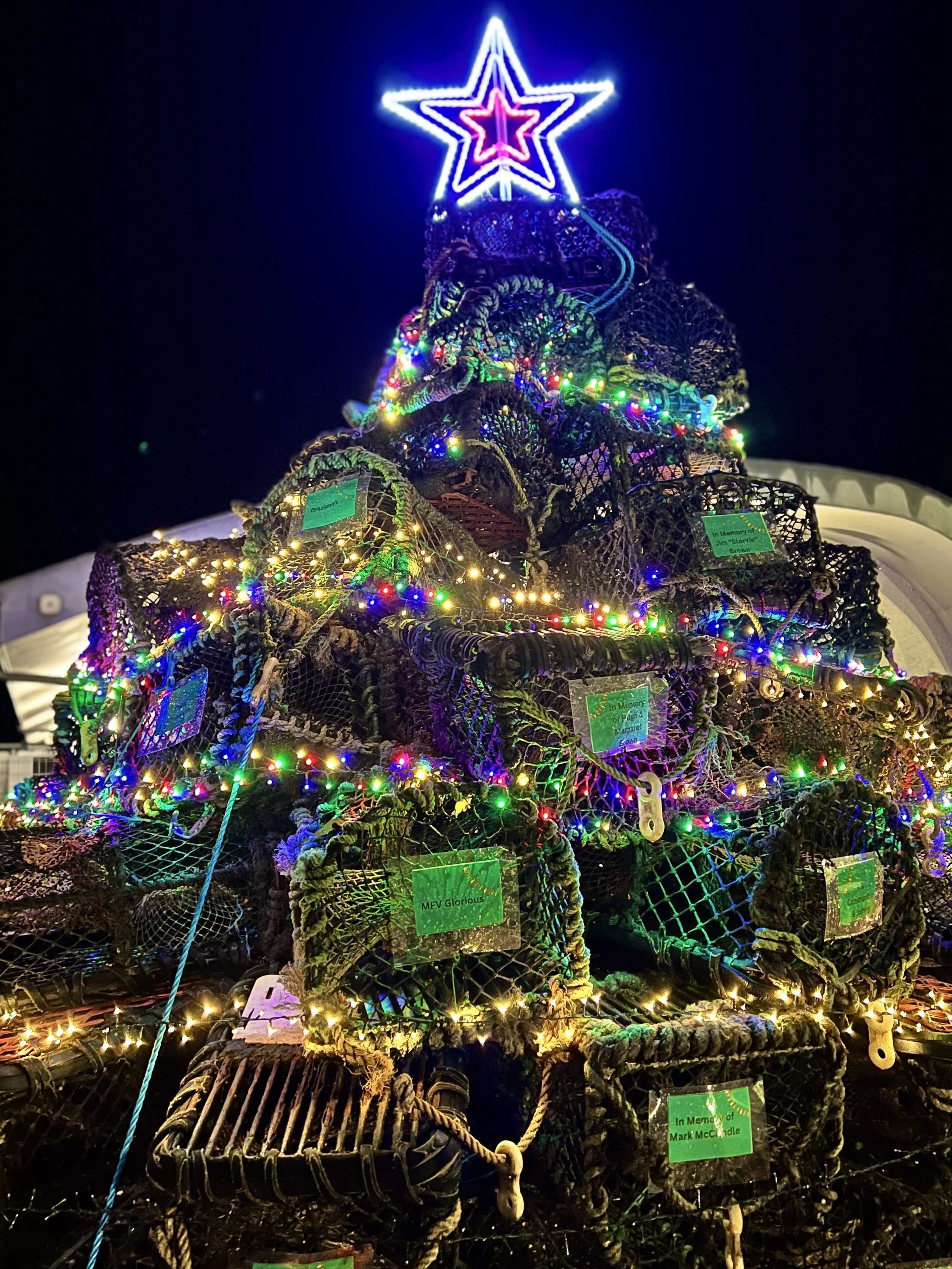 Supporting Girvan’s Harbour Creel Christmas Tree Project