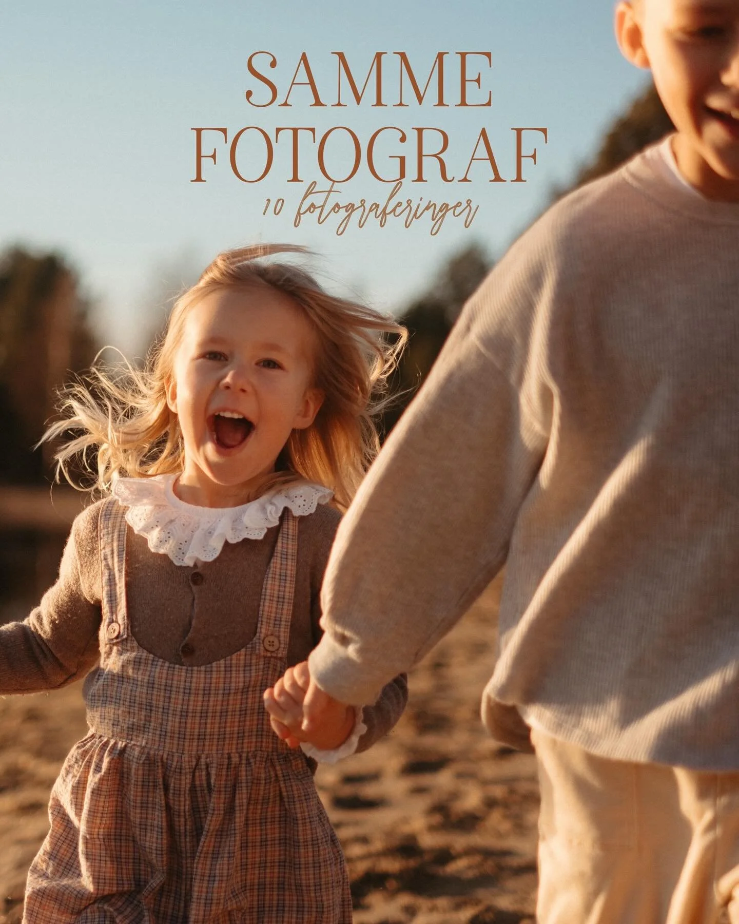 Ingen fotografering er lik.
Lyset, &aring;rstiden, stedet og menneskene skaper sin egen stemning.

Men m&aring;ten jeg fotograferer p&aring;, den er alltid den samme.
Jeg ser etter den samme varmen, den ekte f&oslash;lelsen,
og det tidl&oslash;se utt