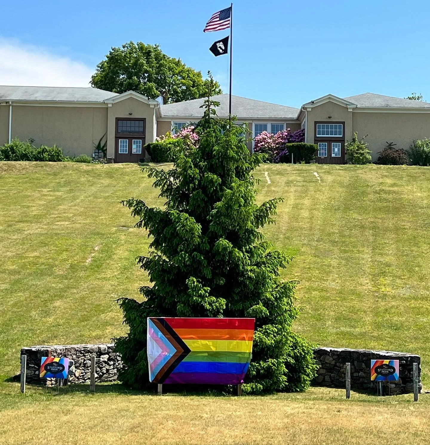 Progress Flag at Stanford, NY Town Hall