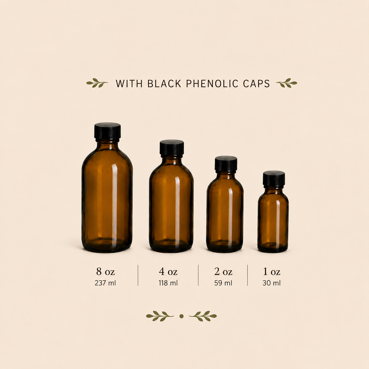 01 Amber bottles with black caps and leaves.png