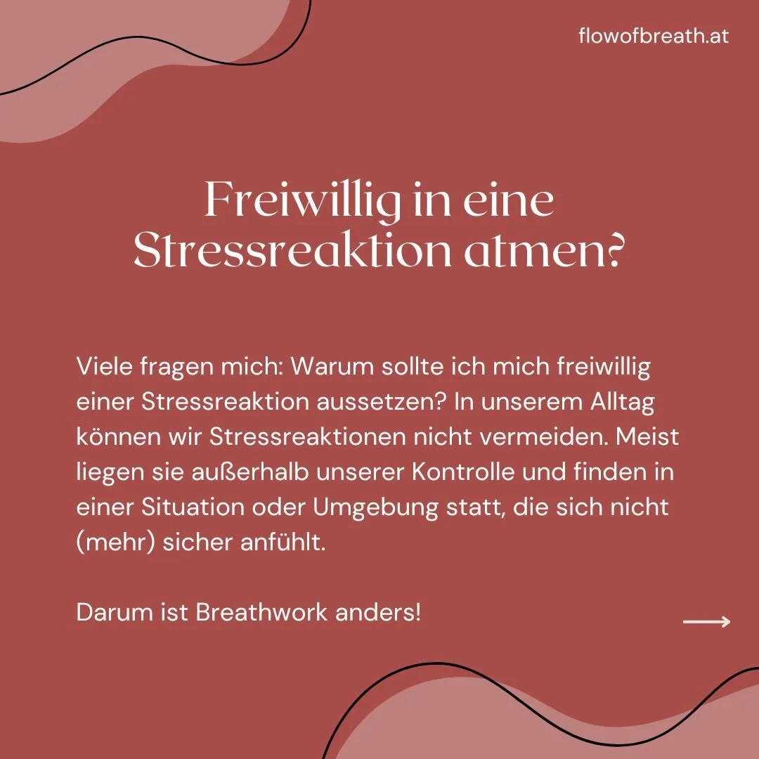 Wenn ich Menschen zum ersten Mal von Breathwork erz&auml;hle, dann ist die h&auml;ufigste Frage: Warum soll ich mich einer Stresssituation aussetzen, wenn ich nicht muss? Ich dachte bei Breathwork geht es um Entspannung!

Auch wenn es viele verschied