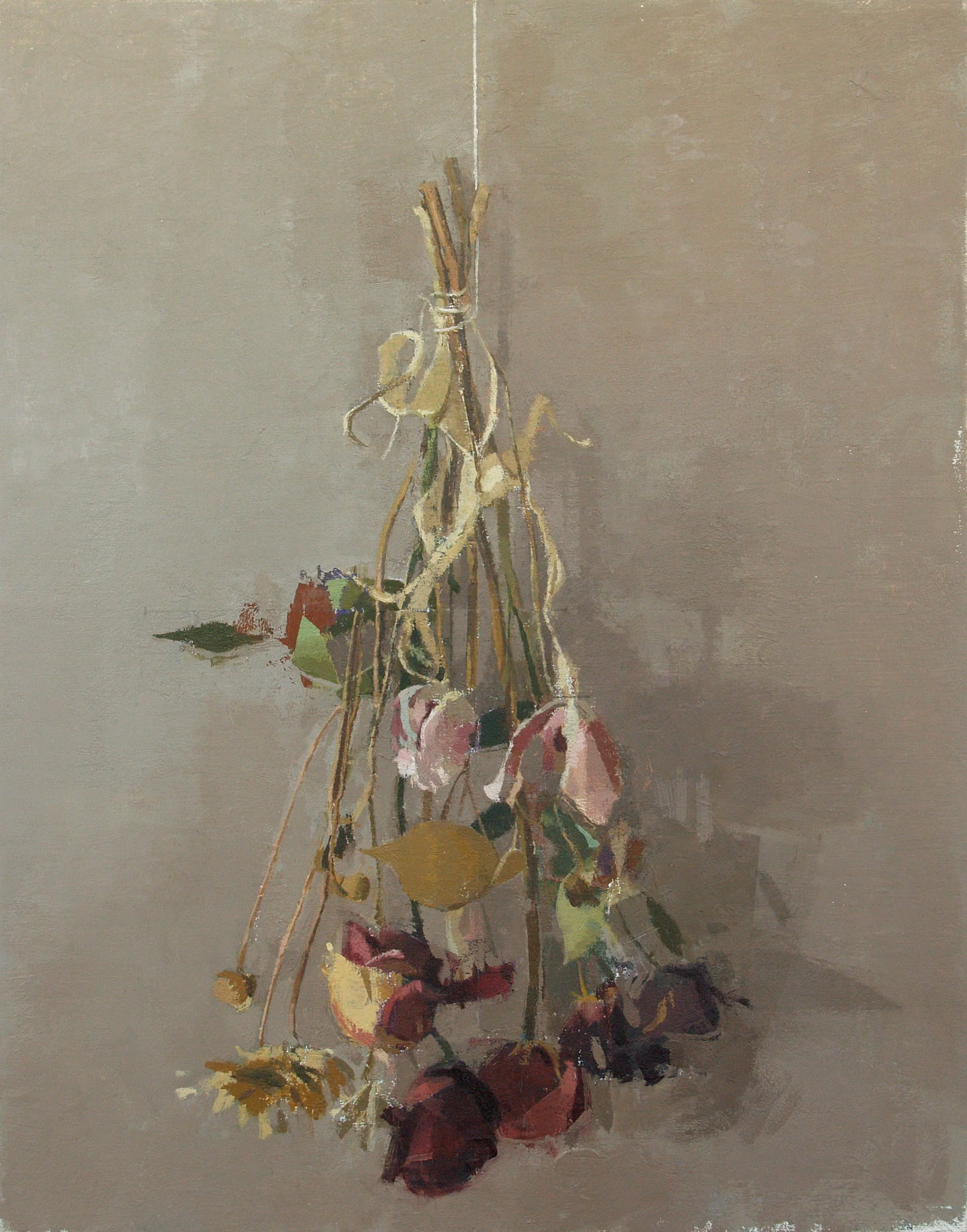 "Bouquet" oil on canvas on panel, 18"x14"