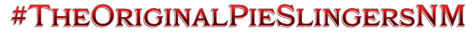 Text: TheOriginalPieSlingersNM