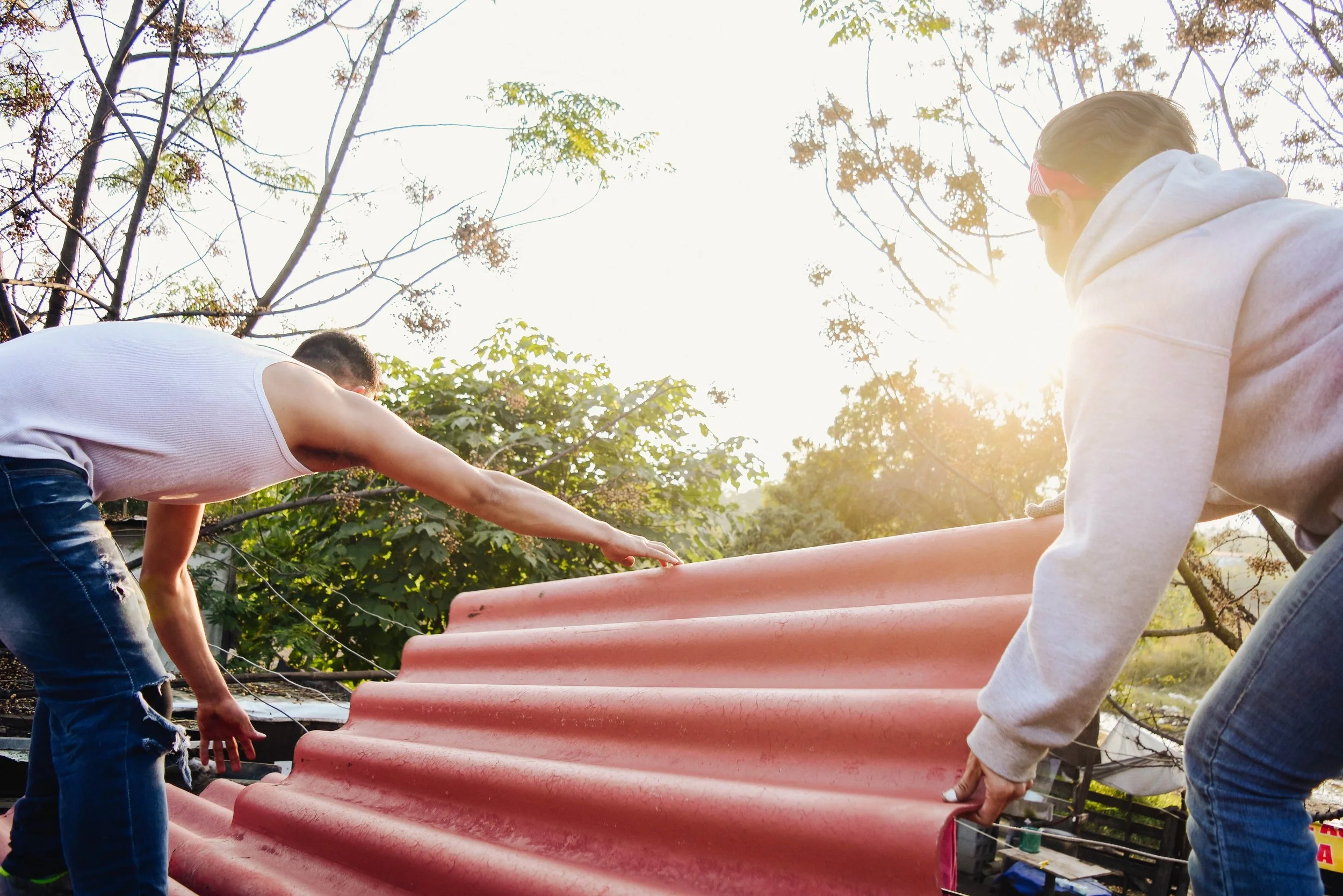 Réparation de toiture en urgence