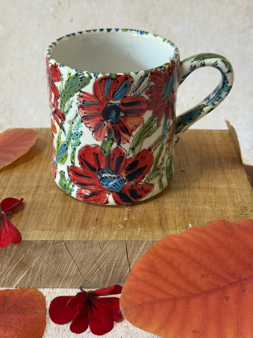 Red Flowers From My Hanging Basket Daddy Mug