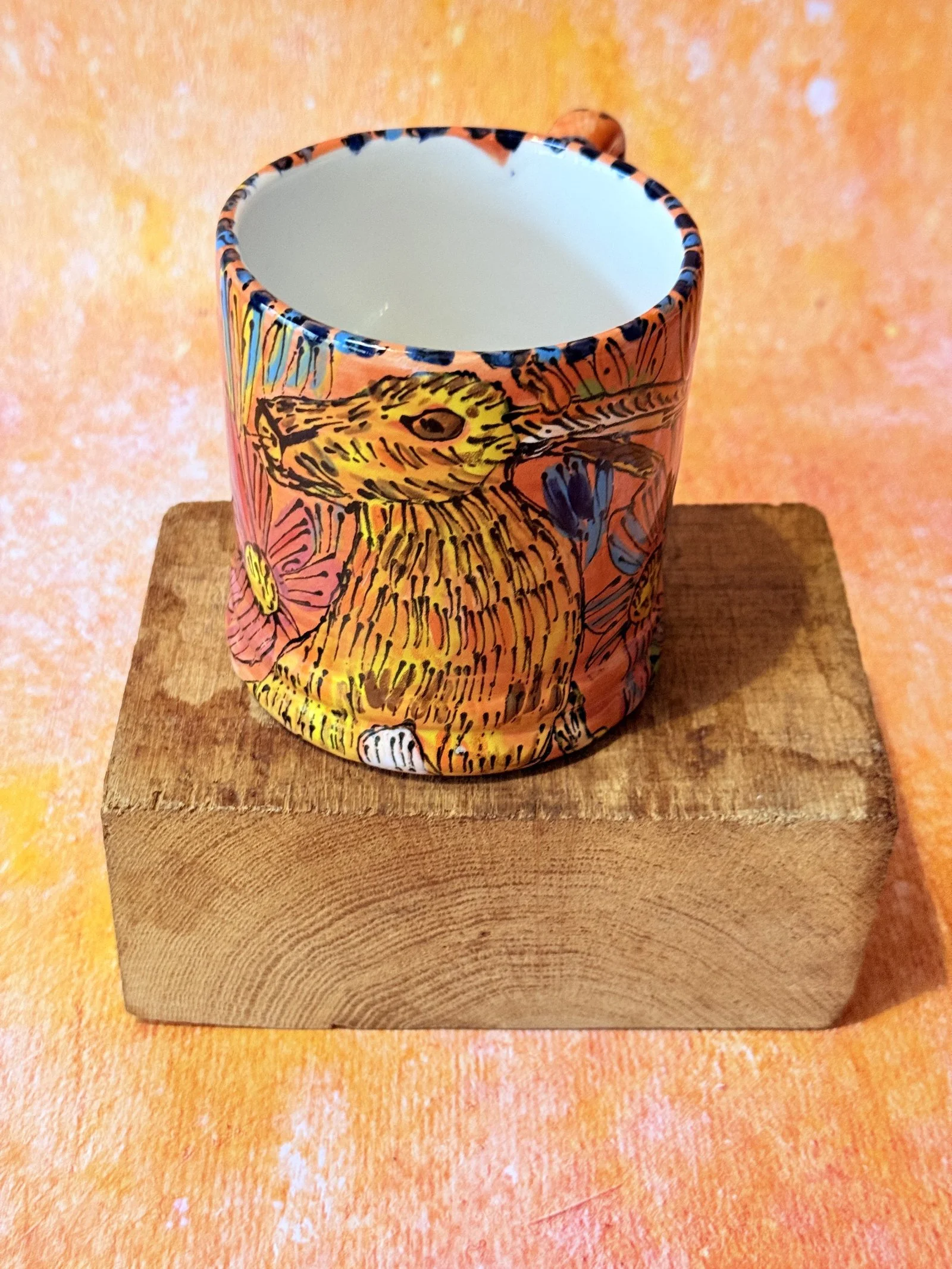 Hare (1) on Terracotta Daddy Mug