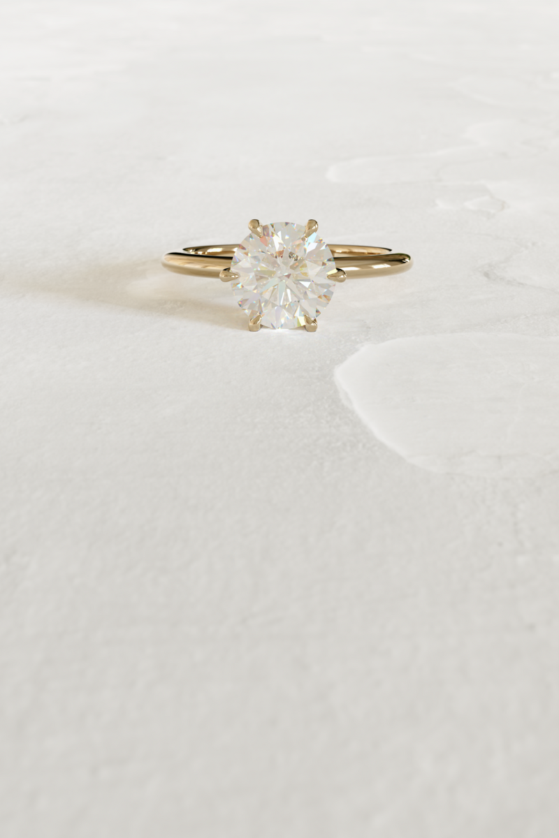 Solitaire with Delicate Hidden Stones