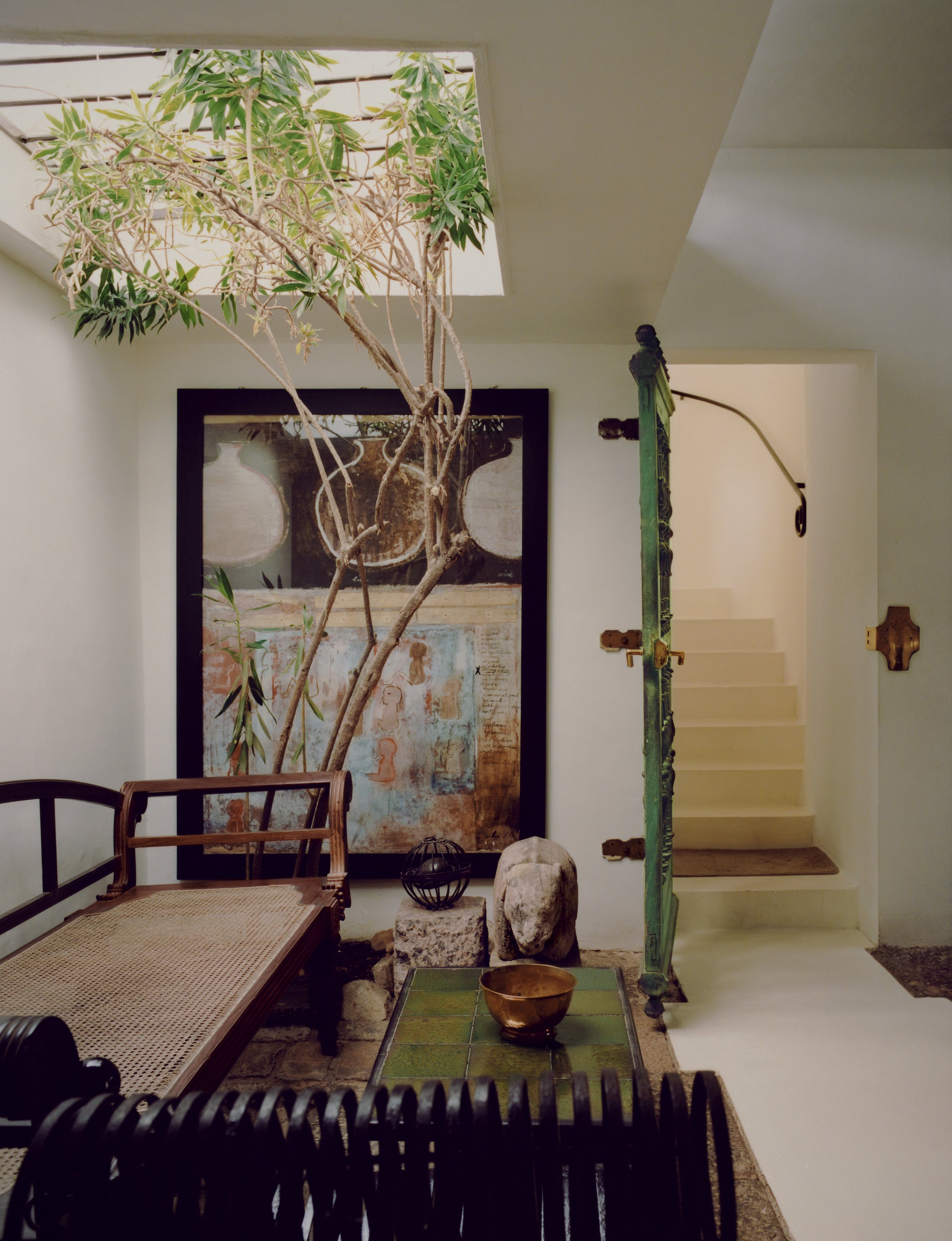  Architect Geoffrey Bawa’s home, Number 11.  Colombo, Sri Lanka. For The World of Interiors.  