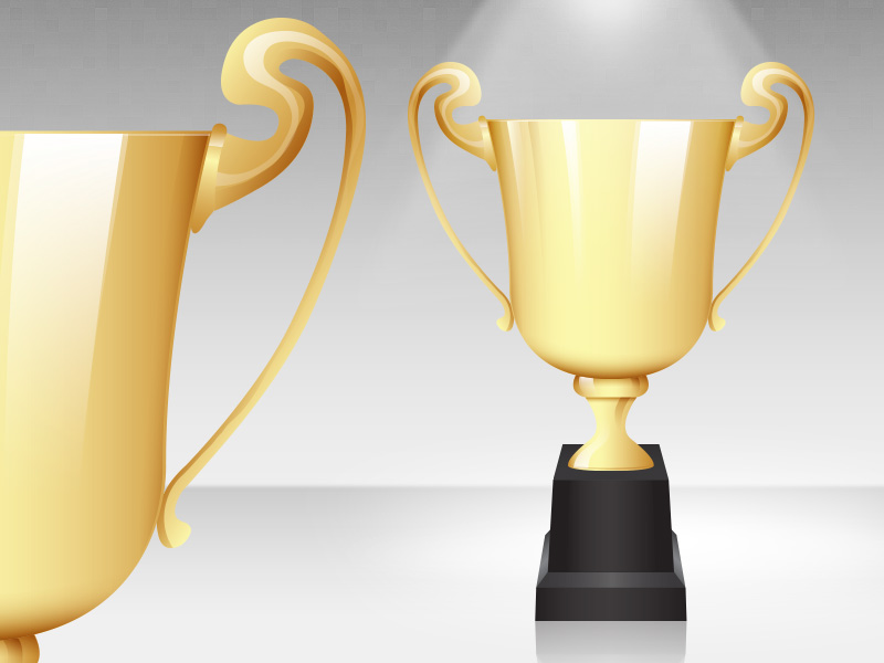 Vector trophy illustration