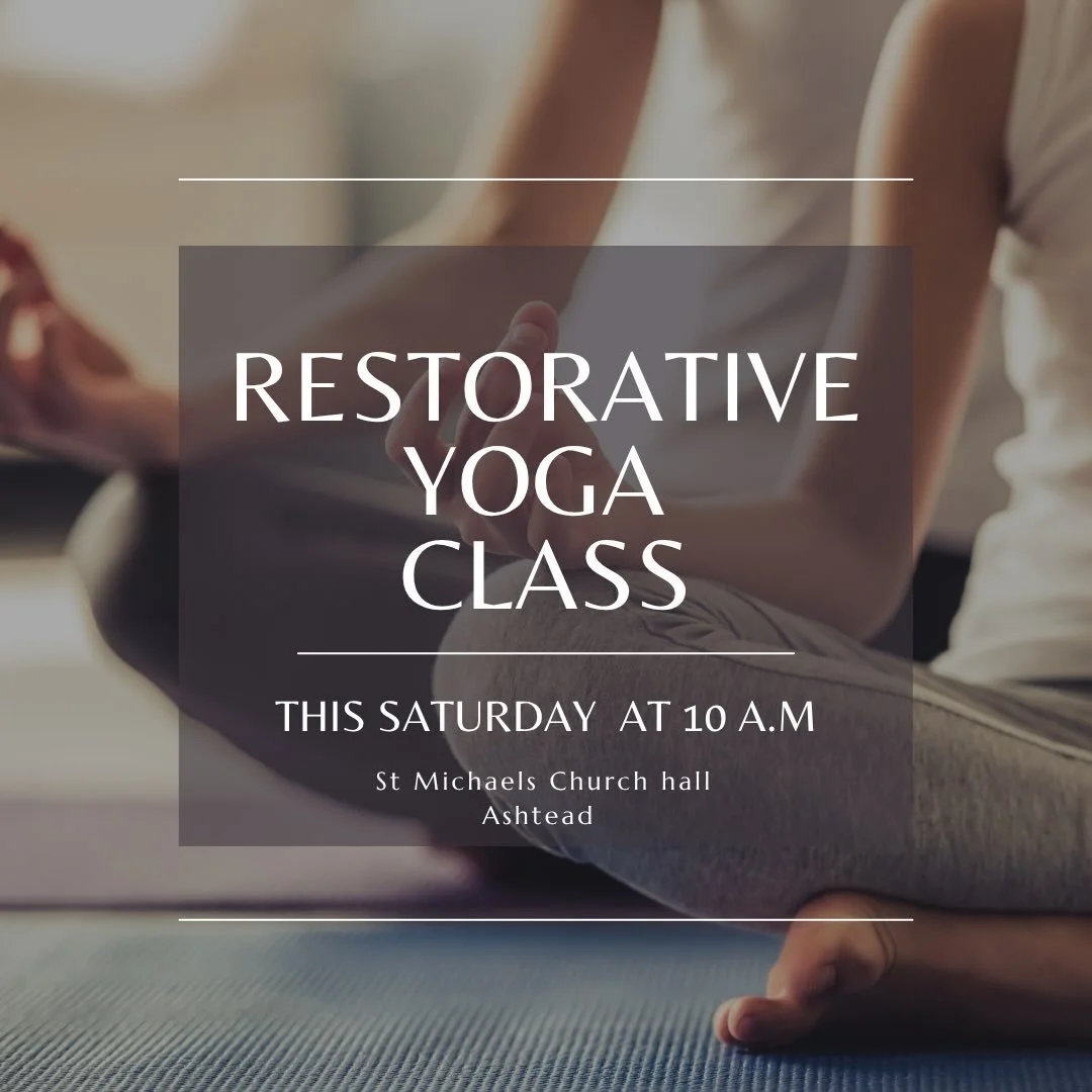 Restorative Yoga this Saturday? Oh yes pls! 
Come and join me on Saturday morning for a deeply restorative yoga practice. 
DM to book your space
#yoga 
#surreyyoga 
#restorative 
#andbreathe
