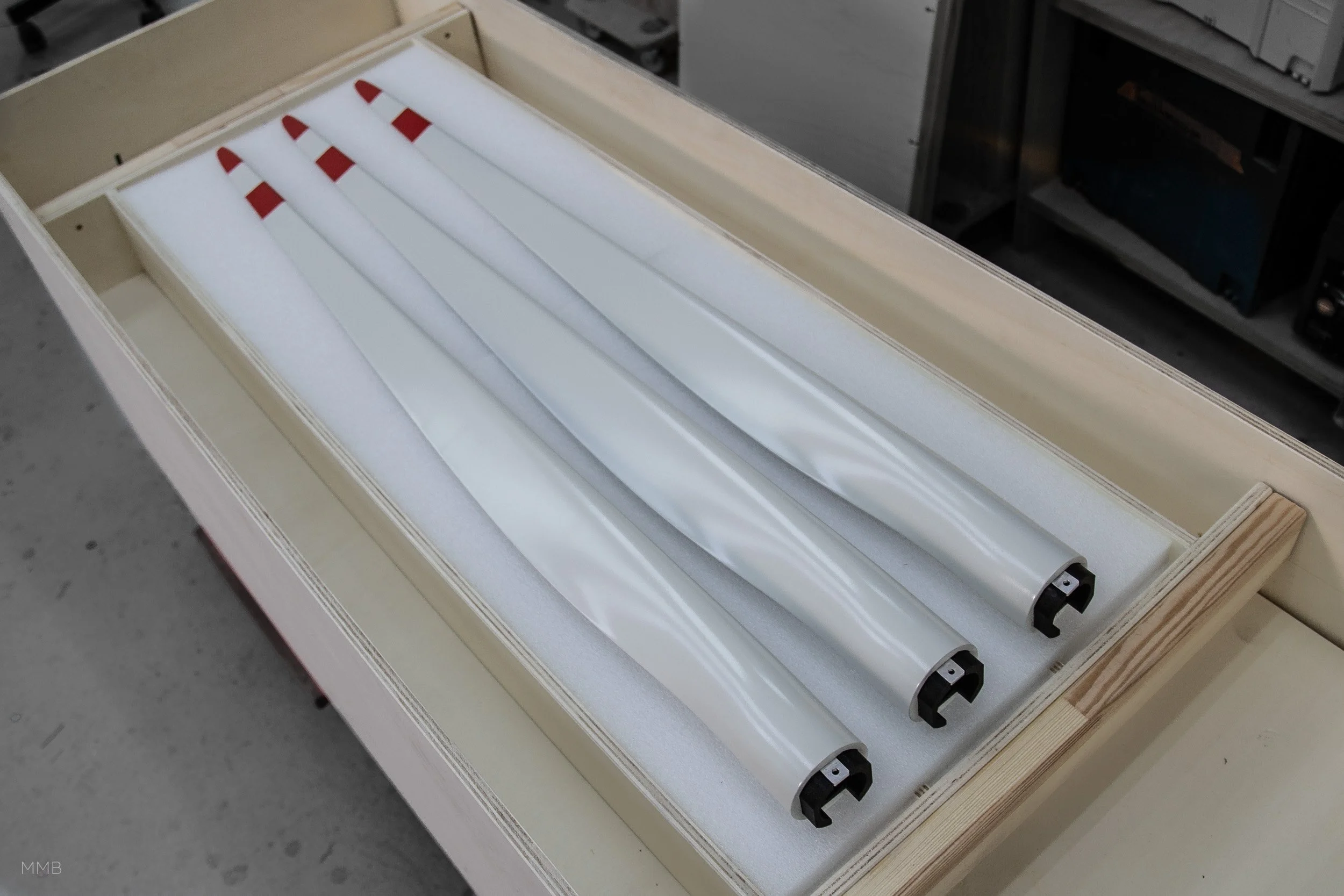 Offshore Windrad - Exponat von Modellbau Milde Berlin für Bundesanstalt für Materialforschung und -prüfung (BAM)