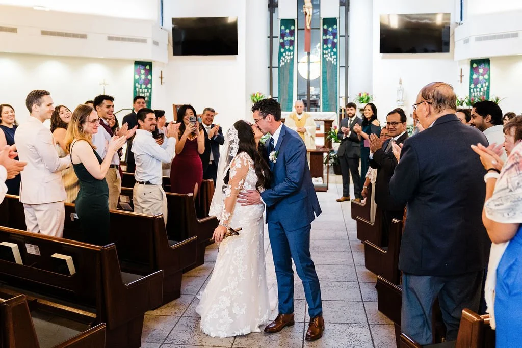  Traditional Catholic Church wedding with casual outdoor wedding reception at Saint Augustine Catholic Church The Yardery Sanford, FL - affordable orlando wedding photographer - intimate micro wedding photographer - best wedding venues Orlando - affo