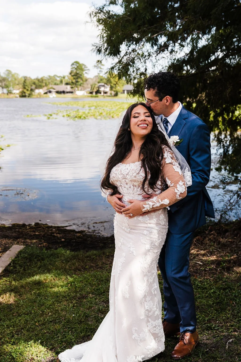  Traditional Catholic Church wedding with casual outdoor wedding reception at Saint Augustine Catholic Church The Yardery Sanford, FL - affordable orlando wedding photographer - intimate micro wedding photographer - best wedding venues Orlando - affo