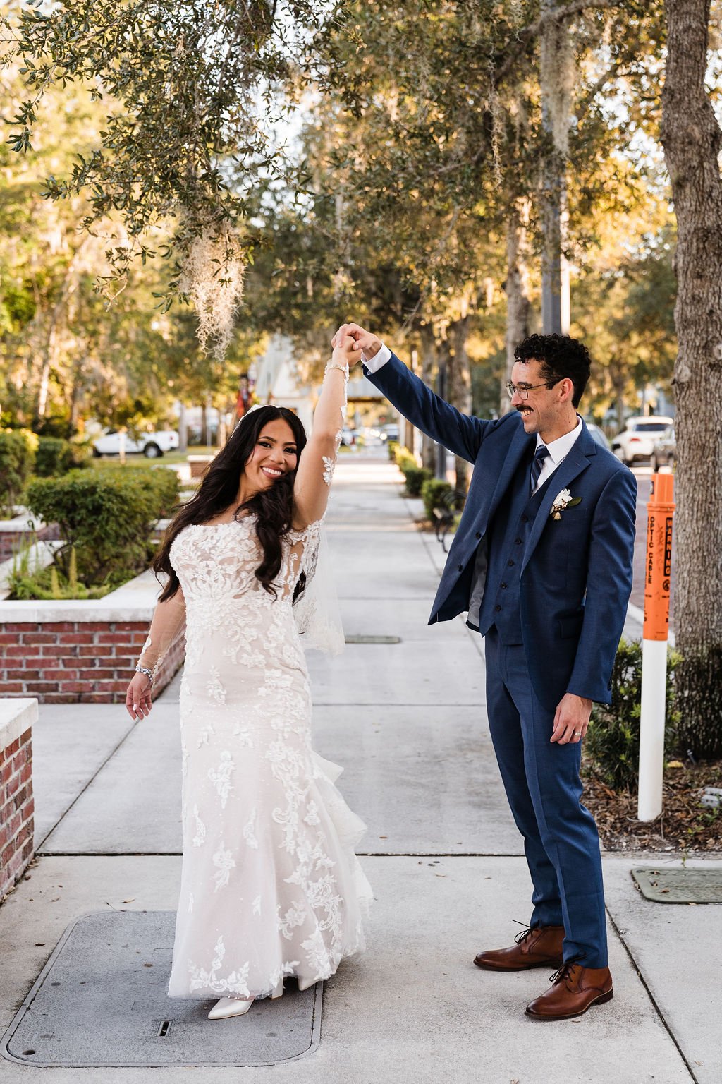  Traditional Catholic Church wedding with casual outdoor wedding reception at Saint Augustine Catholic Church The Yardery Sanford, FL - affordable orlando wedding photographer - intimate micro wedding photographer - best wedding venues Orlando - affo