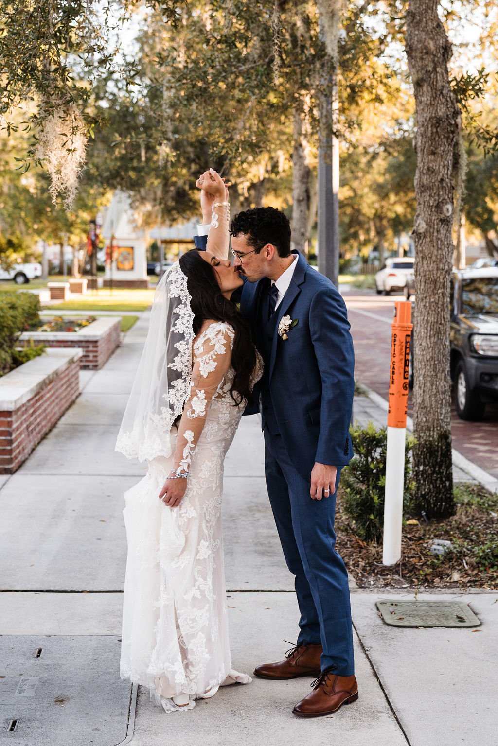  Traditional Catholic Church wedding with casual outdoor wedding reception at Saint Augustine Catholic Church The Yardery Sanford, FL - affordable orlando wedding photographer - intimate micro wedding photographer - best wedding venues Orlando - affo