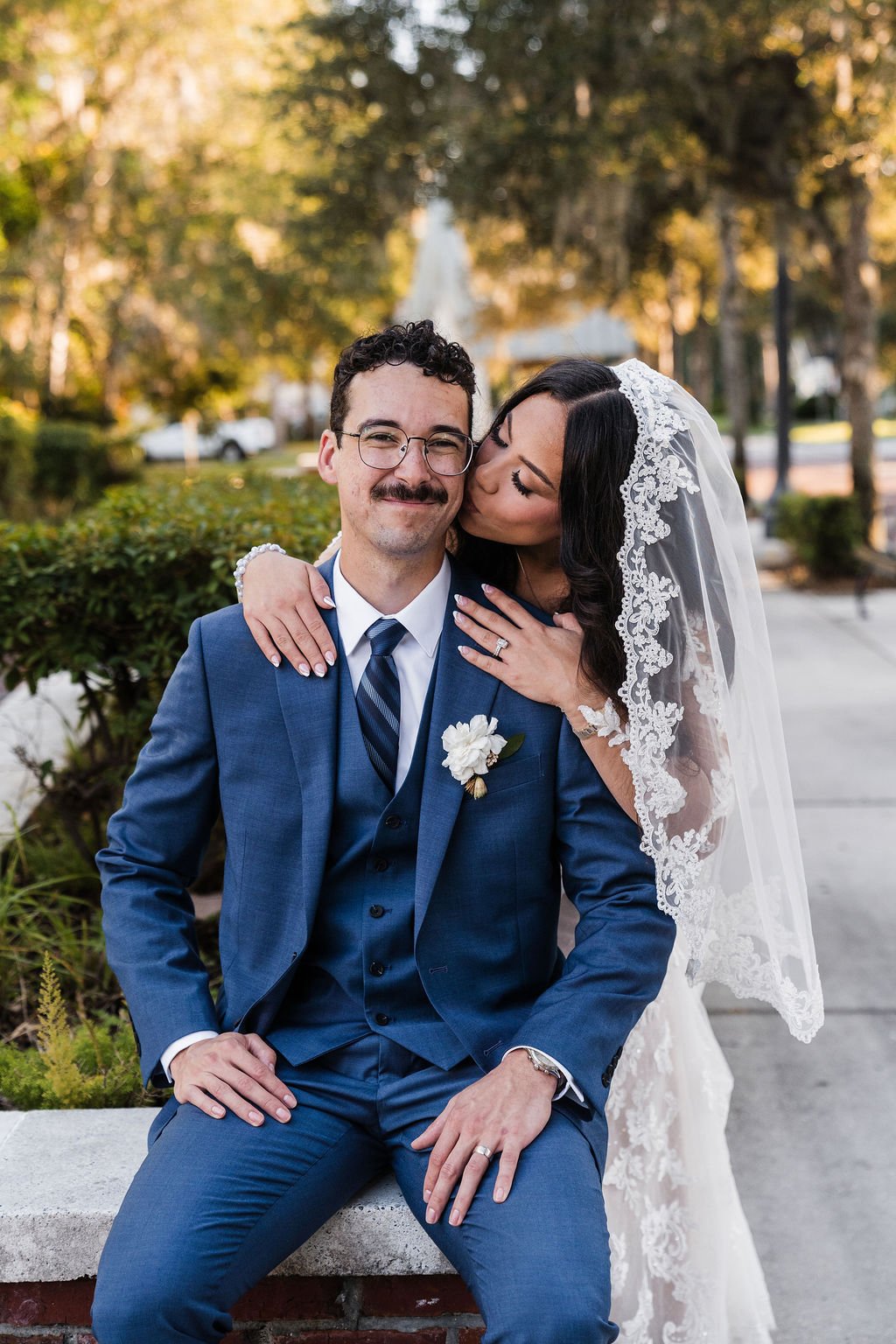  Traditional Catholic Church wedding with casual outdoor wedding reception at Saint Augustine Catholic Church The Yardery Sanford, FL - affordable orlando wedding photographer - intimate micro wedding photographer - best wedding venues Orlando - affo