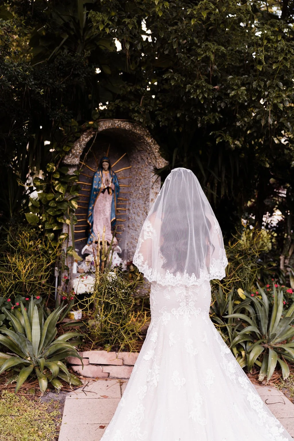  Traditional Catholic Church wedding with casual outdoor wedding reception at Saint Augustine Catholic Church The Yardery Sanford, FL - affordable orlando wedding photographer - intimate micro wedding photographer - best wedding venues Orlando - affo