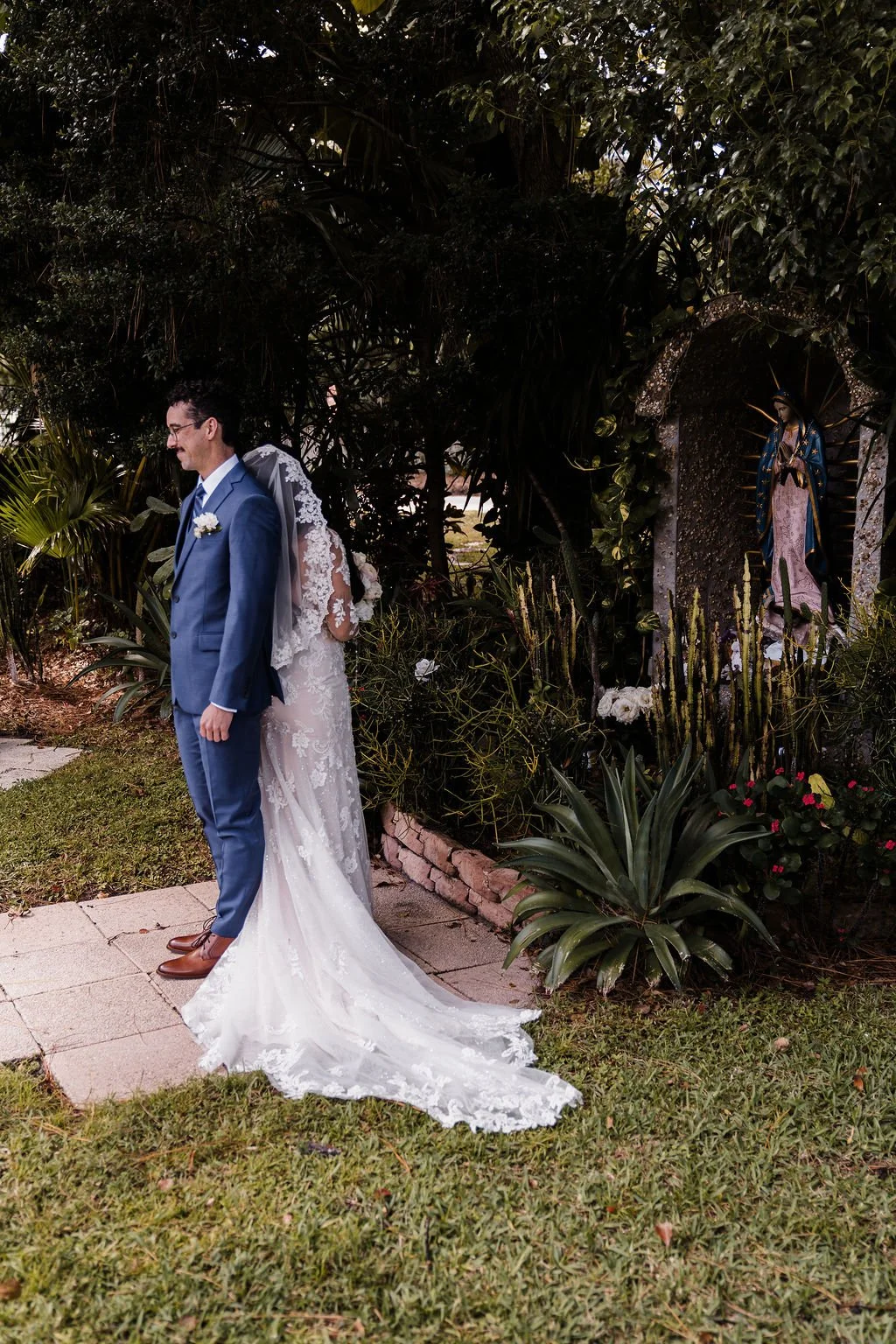  Traditional Catholic Church wedding with casual outdoor wedding reception at Saint Augustine Catholic Church The Yardery Sanford, FL - affordable orlando wedding photographer - intimate micro wedding photographer - best wedding venues Orlando - affo