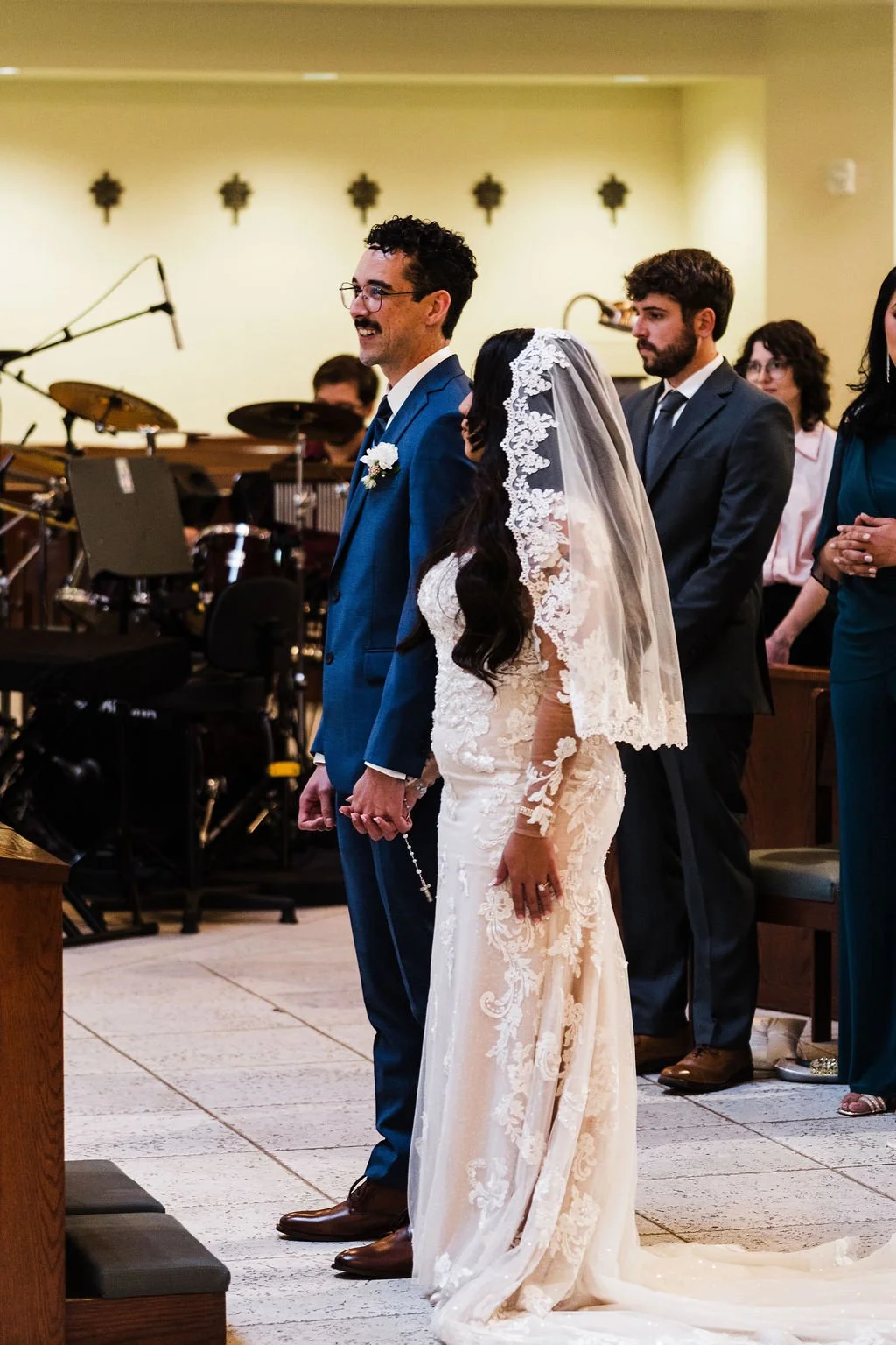  Traditional Catholic Church wedding with casual outdoor wedding reception at Saint Augustine Catholic Church The Yardery Sanford, FL - affordable orlando wedding photographer - intimate micro wedding photographer - best wedding venues Orlando - affo