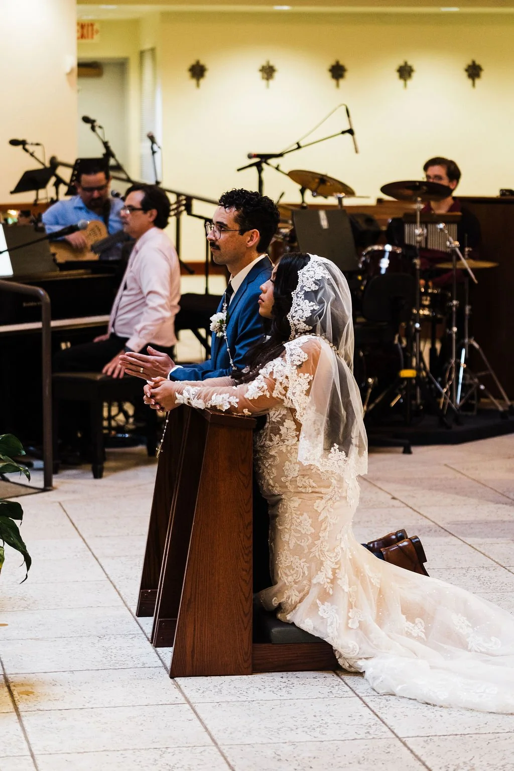  Traditional Catholic Church wedding with casual outdoor wedding reception at Saint Augustine Catholic Church The Yardery Sanford, FL - affordable orlando wedding photographer - intimate micro wedding photographer - best wedding venues Orlando - affo