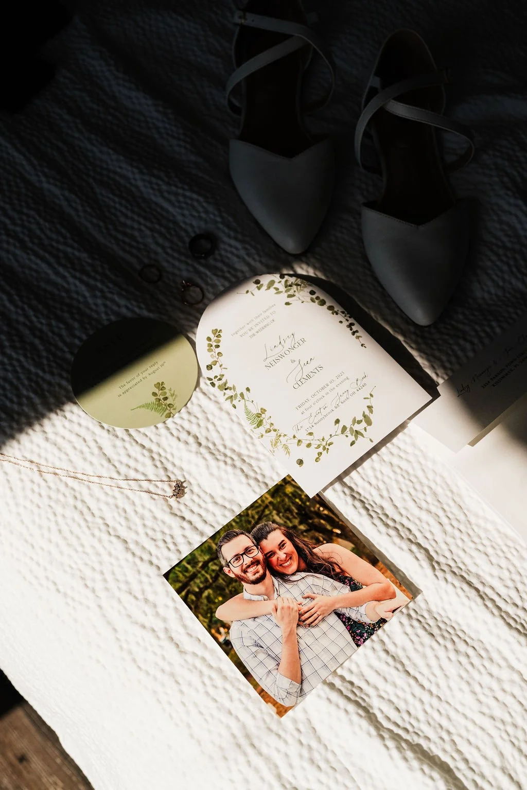  Elegant modern autumn fall rustic barn wedding at The Event on Sunny Brook scenic event venue in Kent, Ohio – indoor rustic barn wedding reception with outdoor ceremony – affordable Columbus Ohio wedding photographer – Central Ohio micro wedding pho