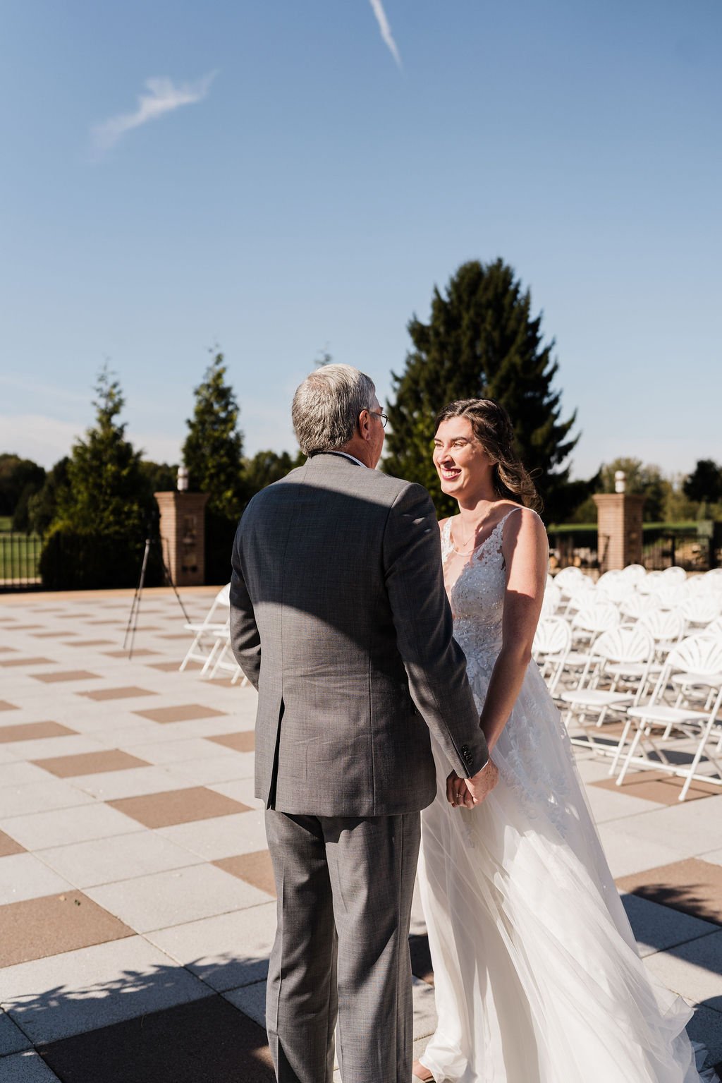  Elegant modern autumn fall rustic barn wedding at The Event on Sunny Brook scenic event venue in Kent, Ohio – indoor rustic barn wedding reception with outdoor ceremony – affordable Columbus Ohio wedding photographer – Central Ohio micro wedding pho