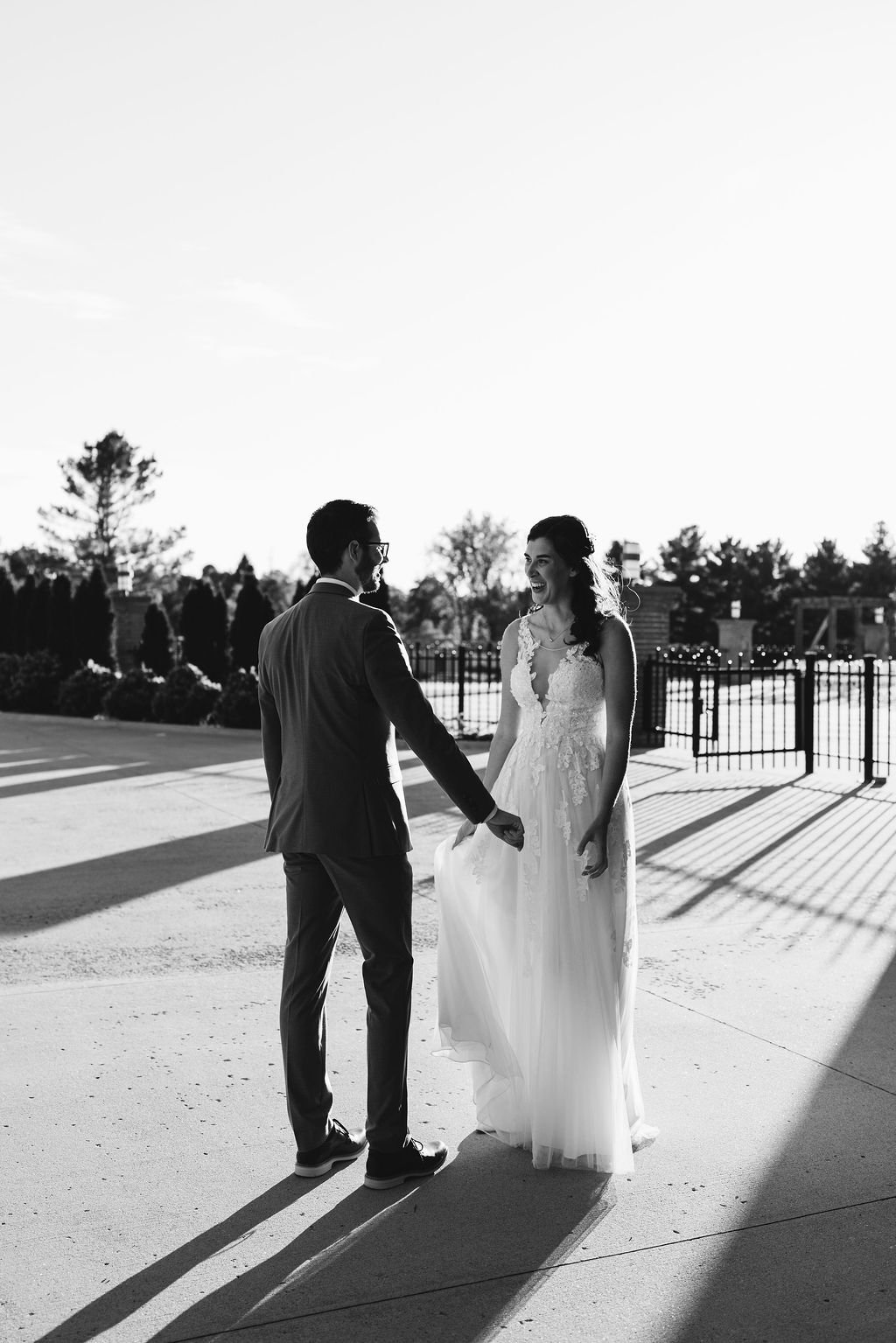  Elegant modern autumn fall rustic barn wedding at The Event on Sunny Brook scenic event venue in Kent, Ohio – indoor rustic barn wedding reception with outdoor ceremony – affordable Columbus Ohio wedding photographer – Central Ohio micro wedding pho