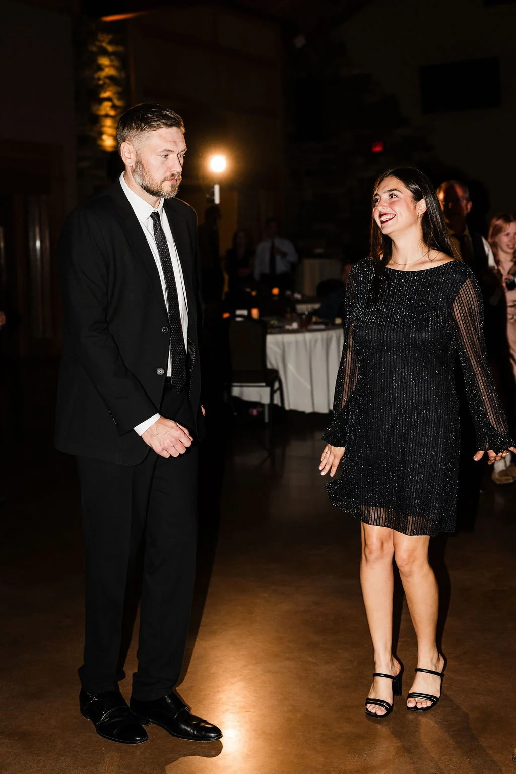  Elegant modern autumn fall rustic barn wedding at The Event on Sunny Brook scenic event venue in Kent, Ohio – indoor rustic barn wedding reception with outdoor ceremony – affordable Columbus Ohio wedding photographer – Central Ohio micro wedding pho