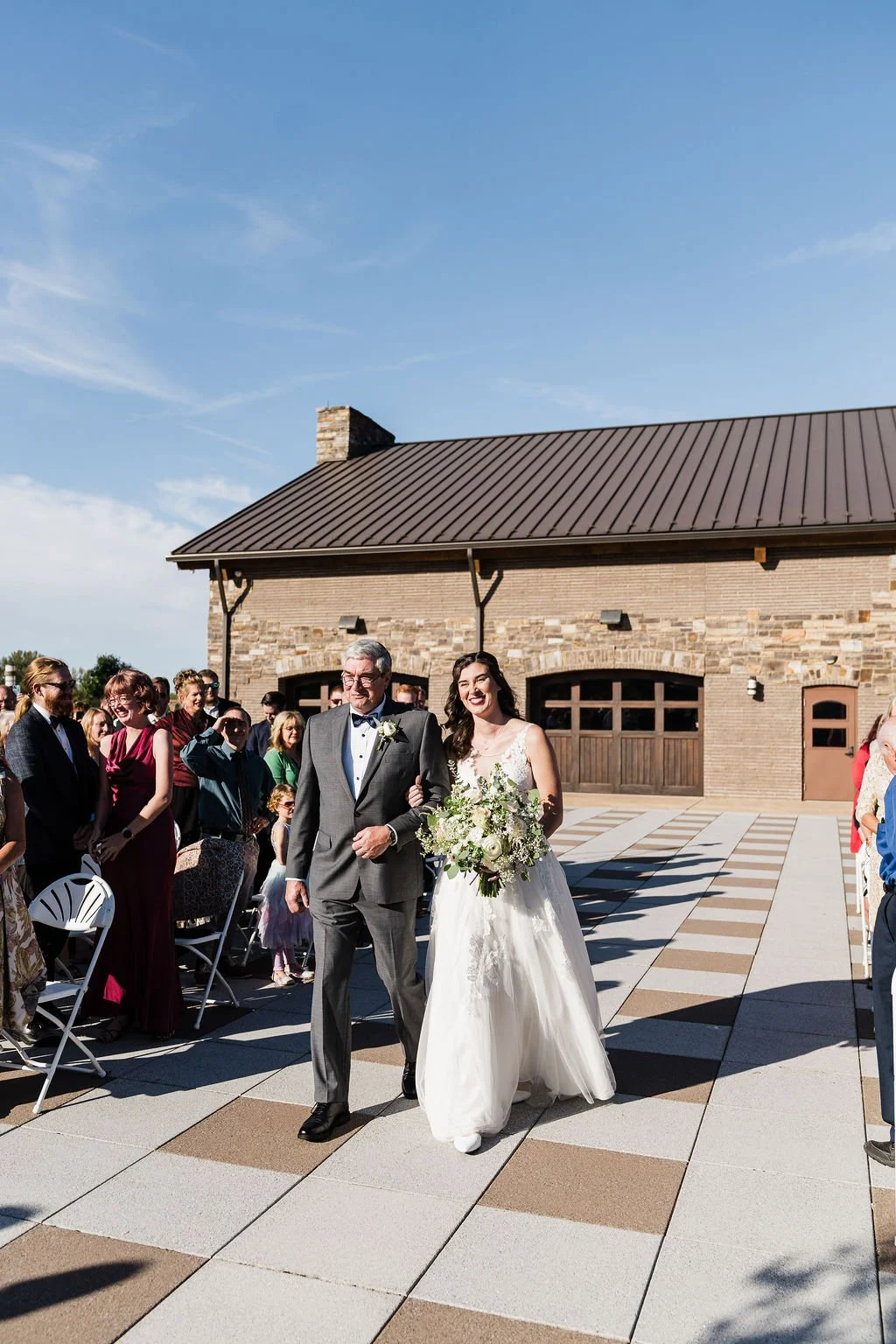  Elegant modern autumn fall rustic barn wedding at The Event on Sunny Brook scenic event venue in Kent, Ohio – indoor rustic barn wedding reception with outdoor ceremony – affordable Columbus Ohio wedding photographer – Central Ohio micro wedding pho