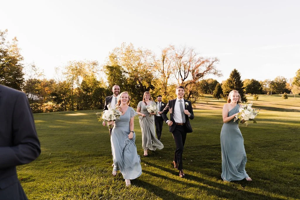  Elegant modern autumn fall rustic barn wedding at The Event on Sunny Brook scenic event venue in Kent, Ohio – indoor rustic barn wedding reception with outdoor ceremony – affordable Columbus Ohio wedding photographer – Central Ohio micro wedding pho