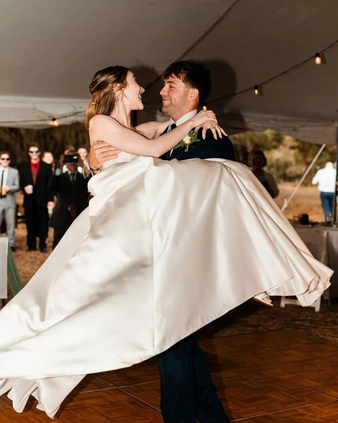 What stood out most about Amber and Phillip&rsquo;s wedding and reception, shot by team photographer Maddie, wasn&rsquo;t just how fun their wedding day was, it was how natural everything felt. They&rsquo;re the kind of couple who can be emotional an