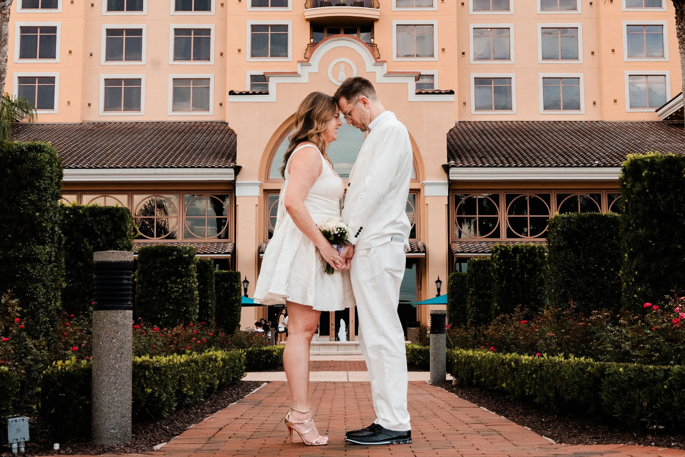 Lysandra &amp; Brad’s micro wedding reception at Rosen Shingle Creek in Orlando, FL