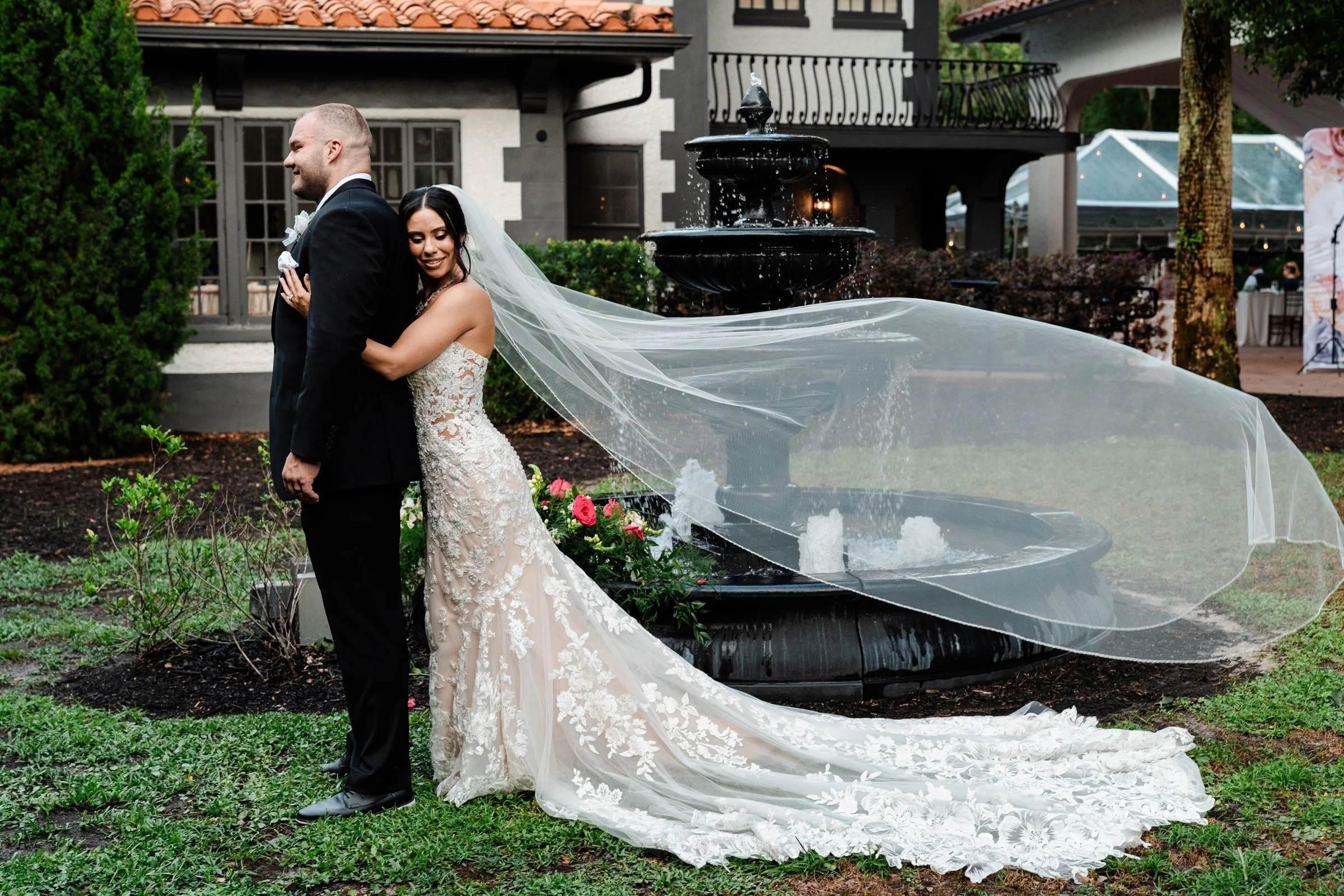 Nicole &amp; Jeff’s rainy, heartfelt wedding at Villa Festa in DeLand, FL
