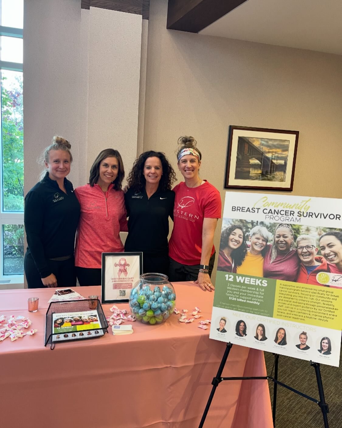 Some of our Oncology Exercise Instructors were invited to spend some time and make some amazing connections at Empower Pink Breast Cancer Resource Fair last night 

We are excited to kick off our Breast Cancer Survivorship 12 week program which gives