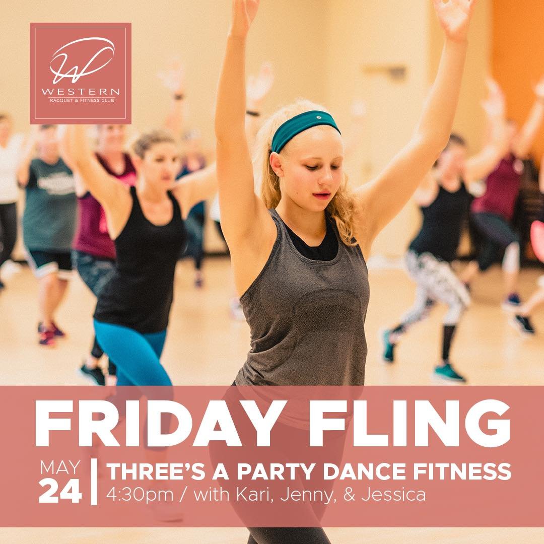 Dance. Dance. Dance! Fling yourself into the weekend with Kari, Jenny, &amp; Jessica this Friday at 4:30pm to dance the night away. 

#dancefitness #dancedancedance #danceworkout