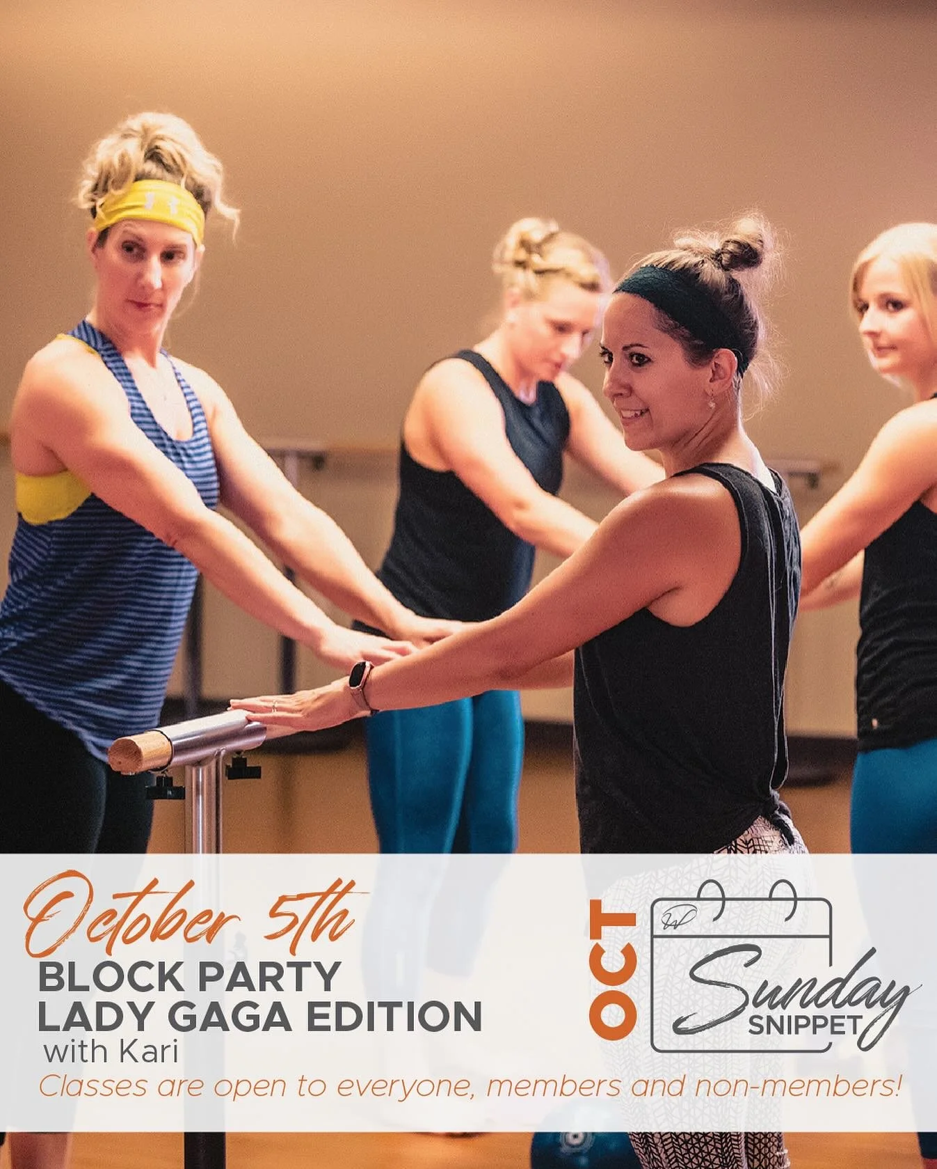 ✨ Barre So Hard, Gaga Would Approve! ✨

Join Kari tomorrow morning at 9 AM for the first OctoBarre of the month &mdash; a Barre Block Party: Lady Gaga Edition! 🎤💃

Get ready for powerful pulses, fierce vibes, and a playlist that&rsquo;ll have you f
