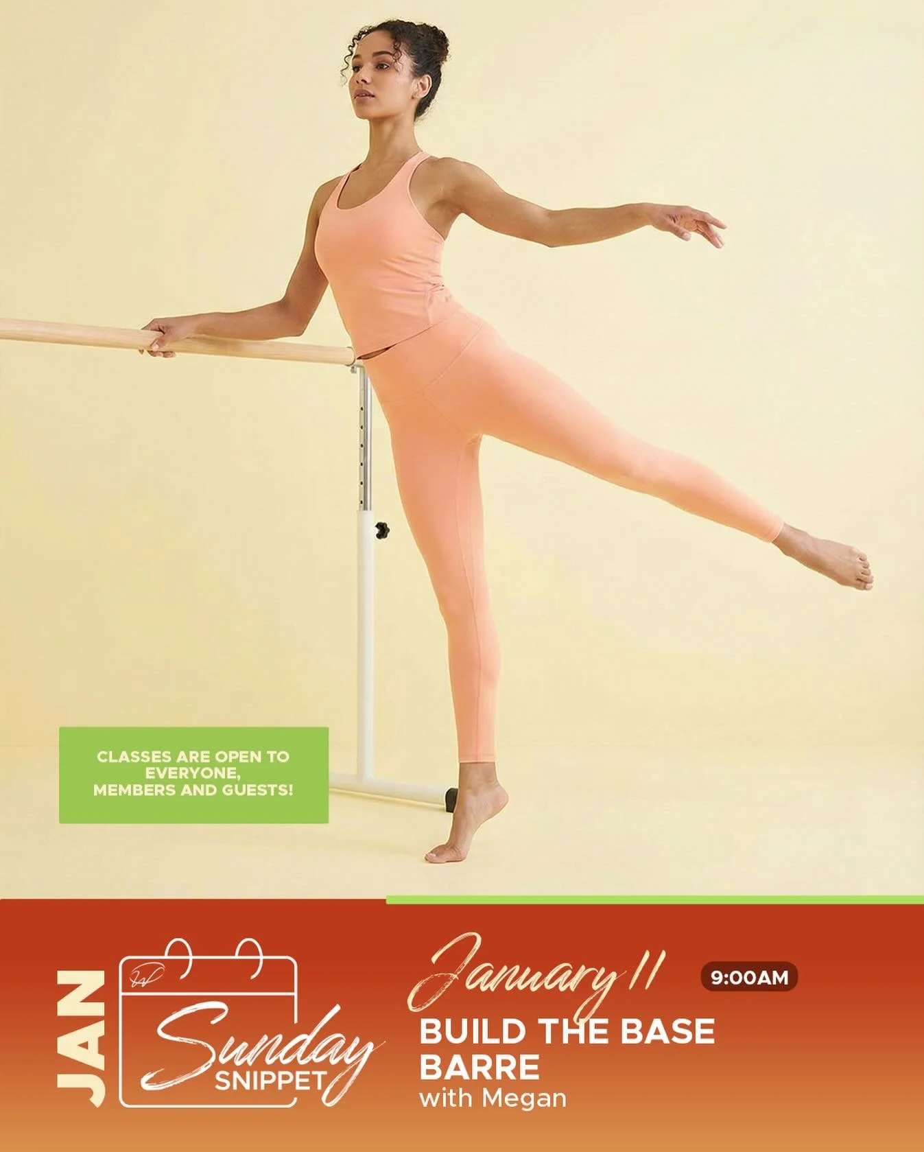 Tomorrow&rsquo;s Sunday Snippet is Build the Base Barre with Megan 🩰🔥
🕘 9am | 📍 Mind Body Studio

Build the Base Barre is all about those legs&mdash;glutes, thighs, and lower-body burn with controlled, low-impact moves that leave you feeling stro