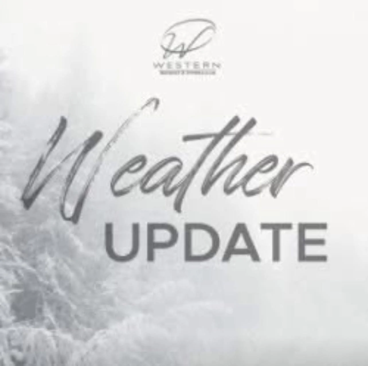 ❄️ Club Update: Western Racquet &amp; Fitness Club will reopen with regular hours tomorrow. Group Exercise classes will resume with our first class, Breathwork at 11:00 AM.