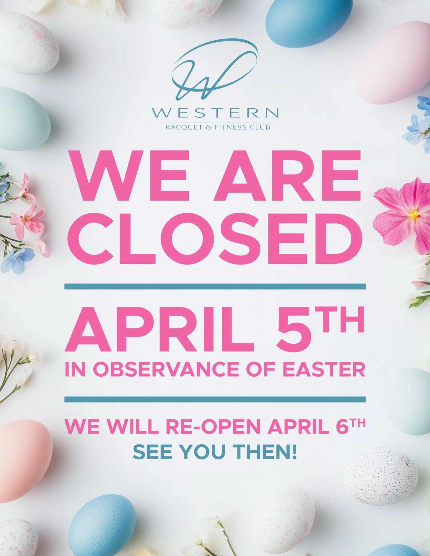 Hoppy Easter everyone! Just a reminder we are closed this Sunday in observance of Easter. 🐣🐇