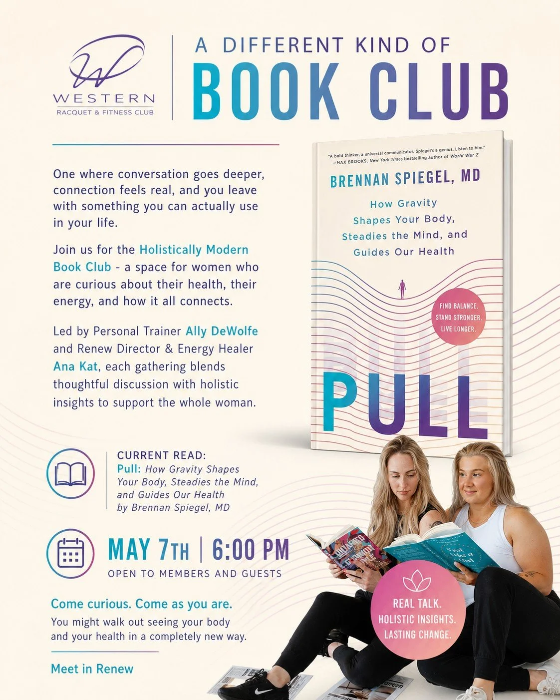 Most people want to feel better in their body&hellip; they just don&rsquo;t know where to start.

This is different.

Our Holistically Modern Book Club is more than reading - it&rsquo;s real conversations about your health, your energy, and how it al