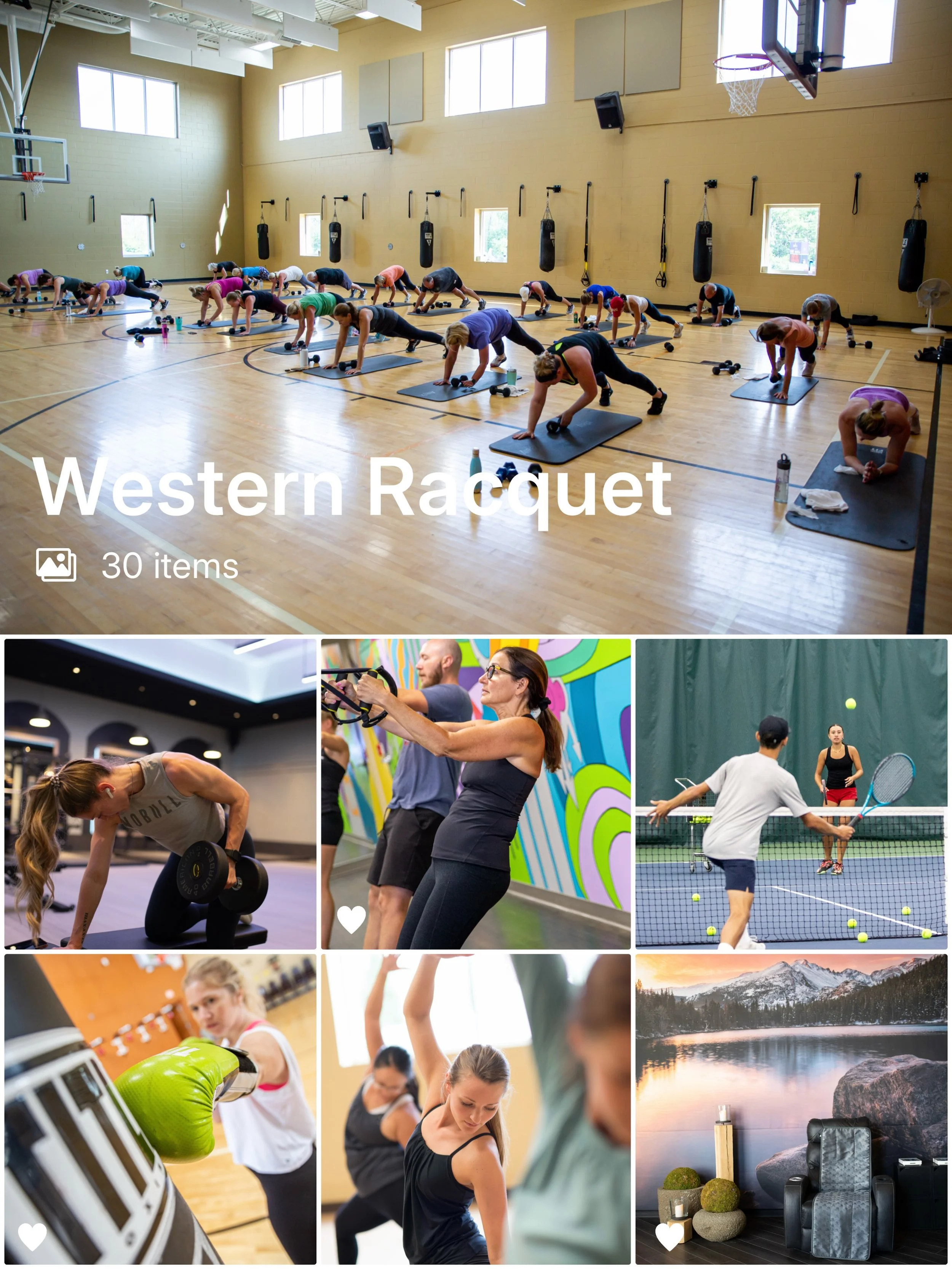 Just a peak into what everyday life looks like at Western Racquet! 📸

From tennis courts and boxing to group fitness and recovery, there&rsquo;s a space for every part of your routine.

Which frame matches your vibe today?

#greenbay #fitness #weste