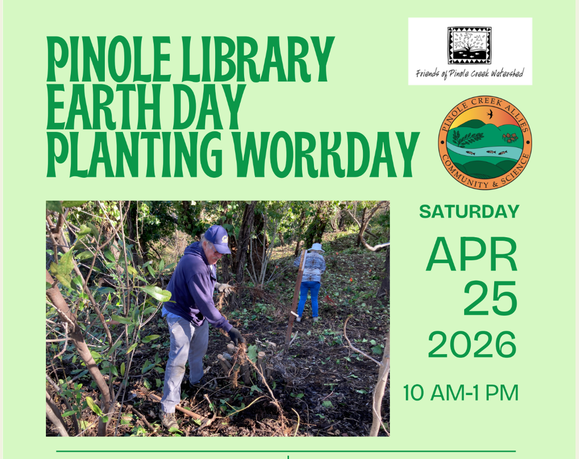 Pinole Library Earth Day Planting Workday